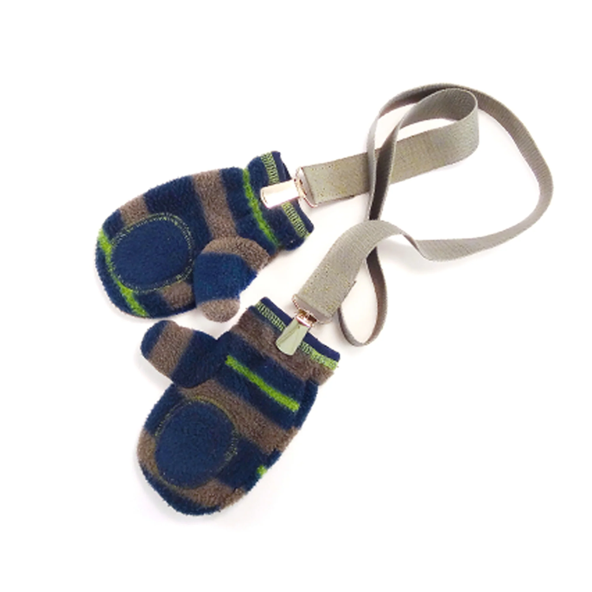 1" Suspender/Mitten Clips, 2 pc, Nickel - Image 4