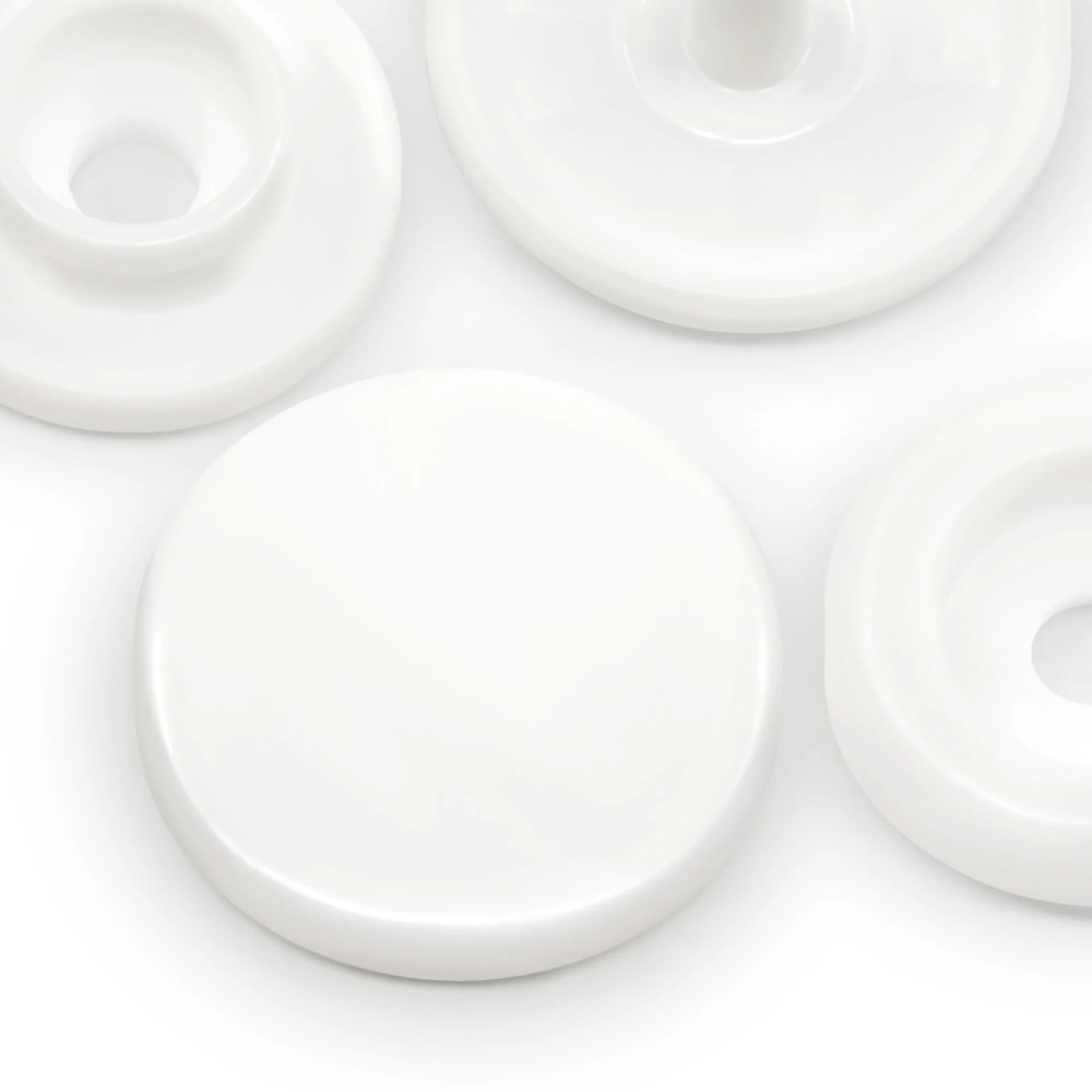 1/2" Plastic Snaps, White, 60 Sets - Image 2