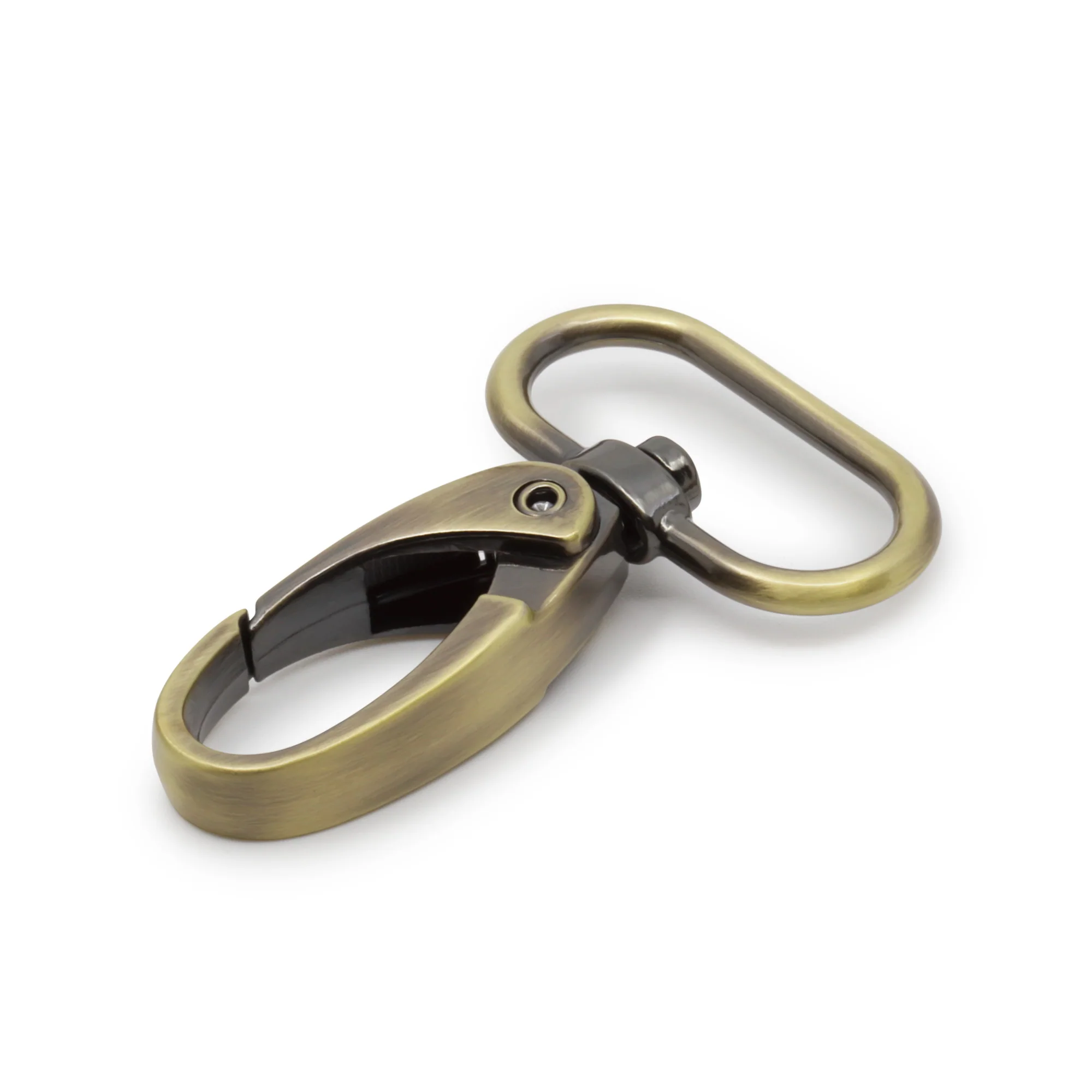 Fashion Swivel Hook, Antique Brass - Image 2