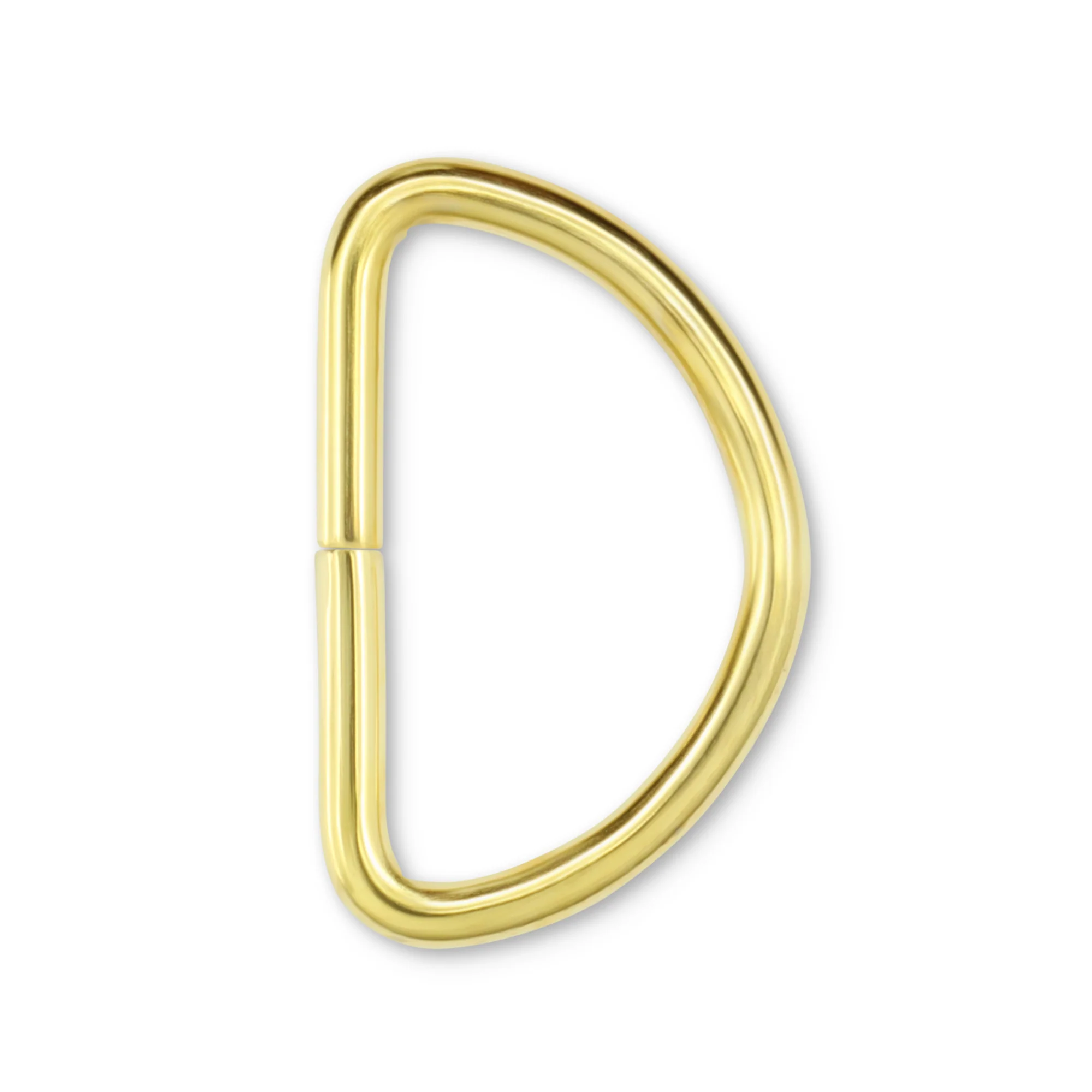 1" D-Rings, Gilt, 4 pc - Image 2