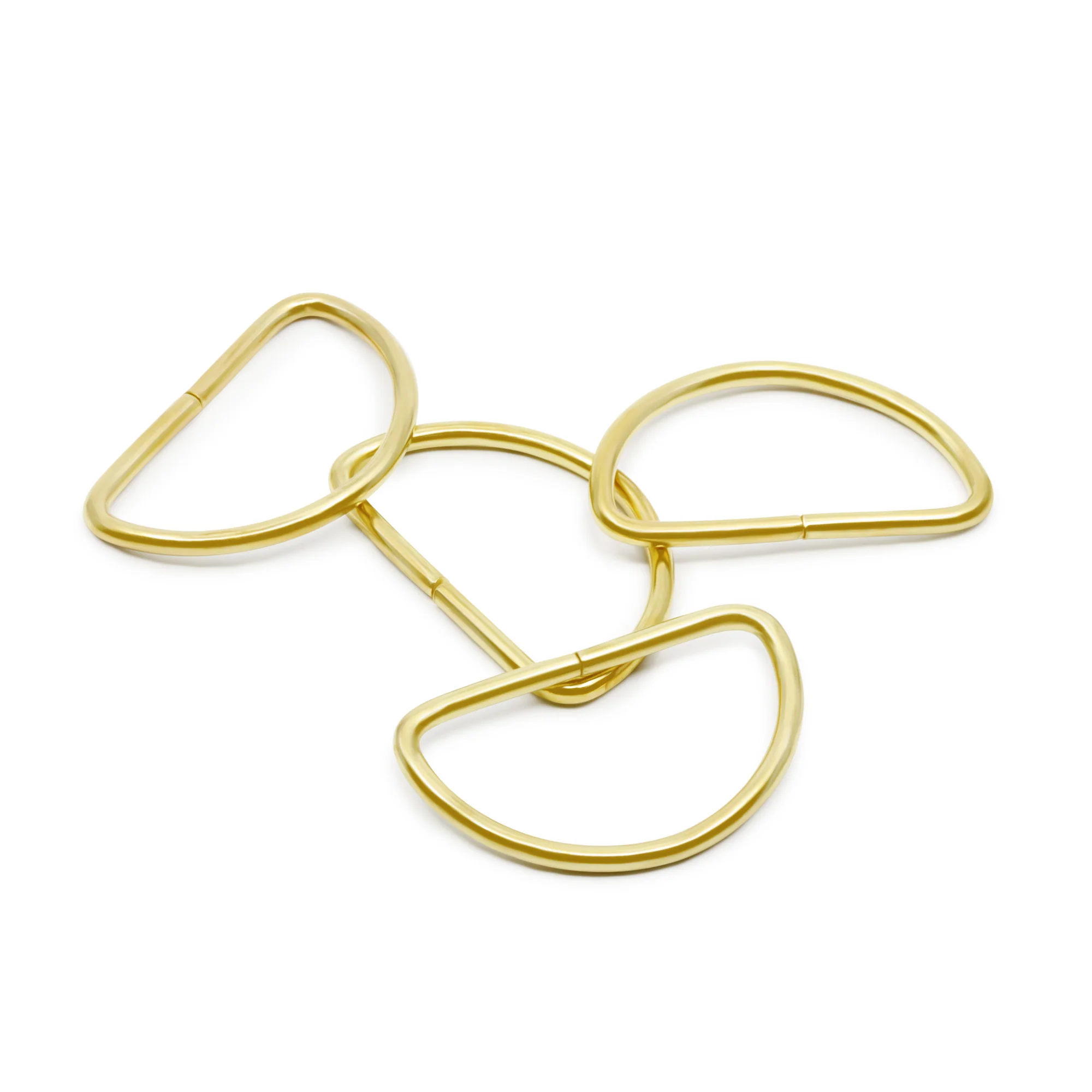 1-1/2" D-Rings, Gilt, 4 pc - Image 4
