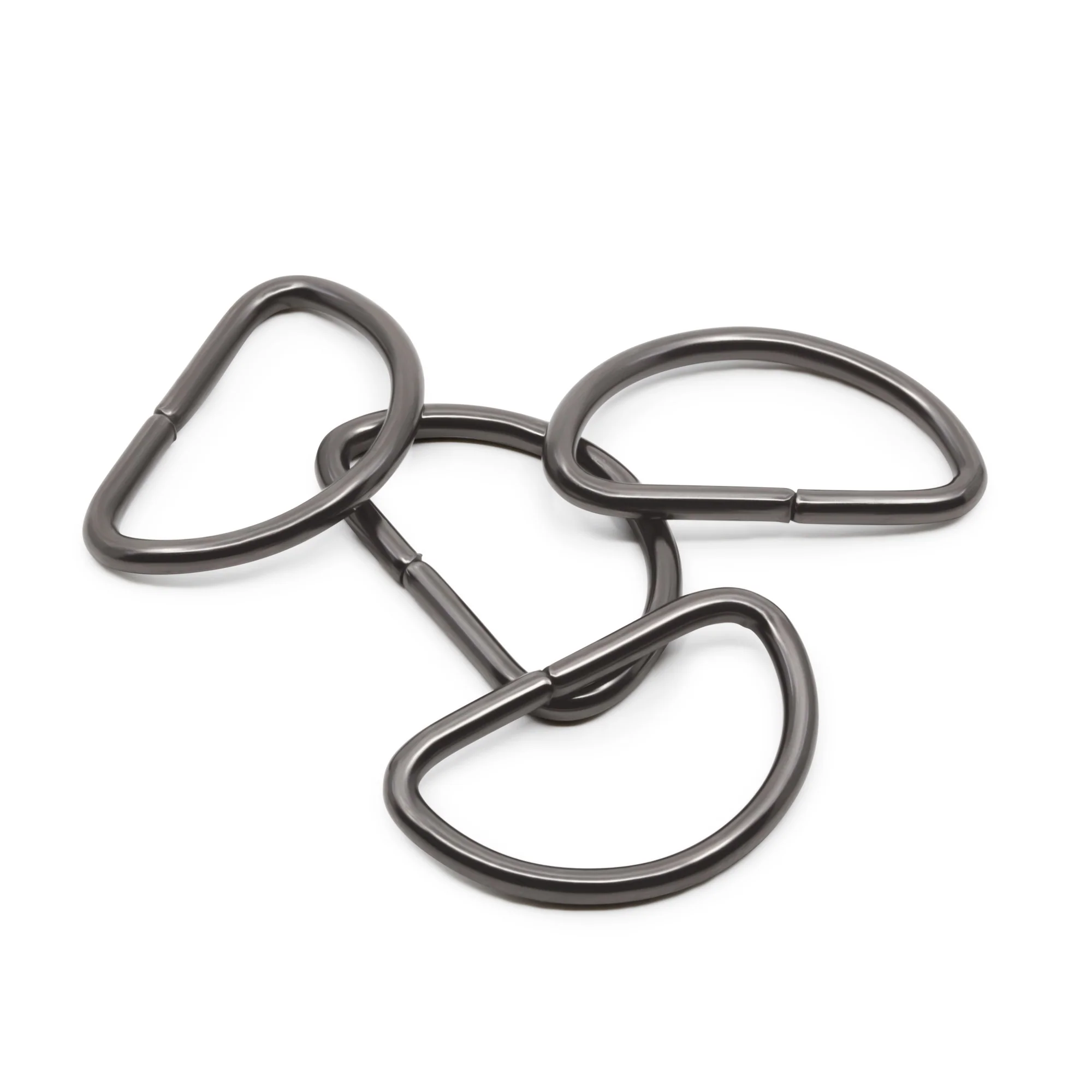 1-1/4" D-Rings, Black, 4 pc - Image 4