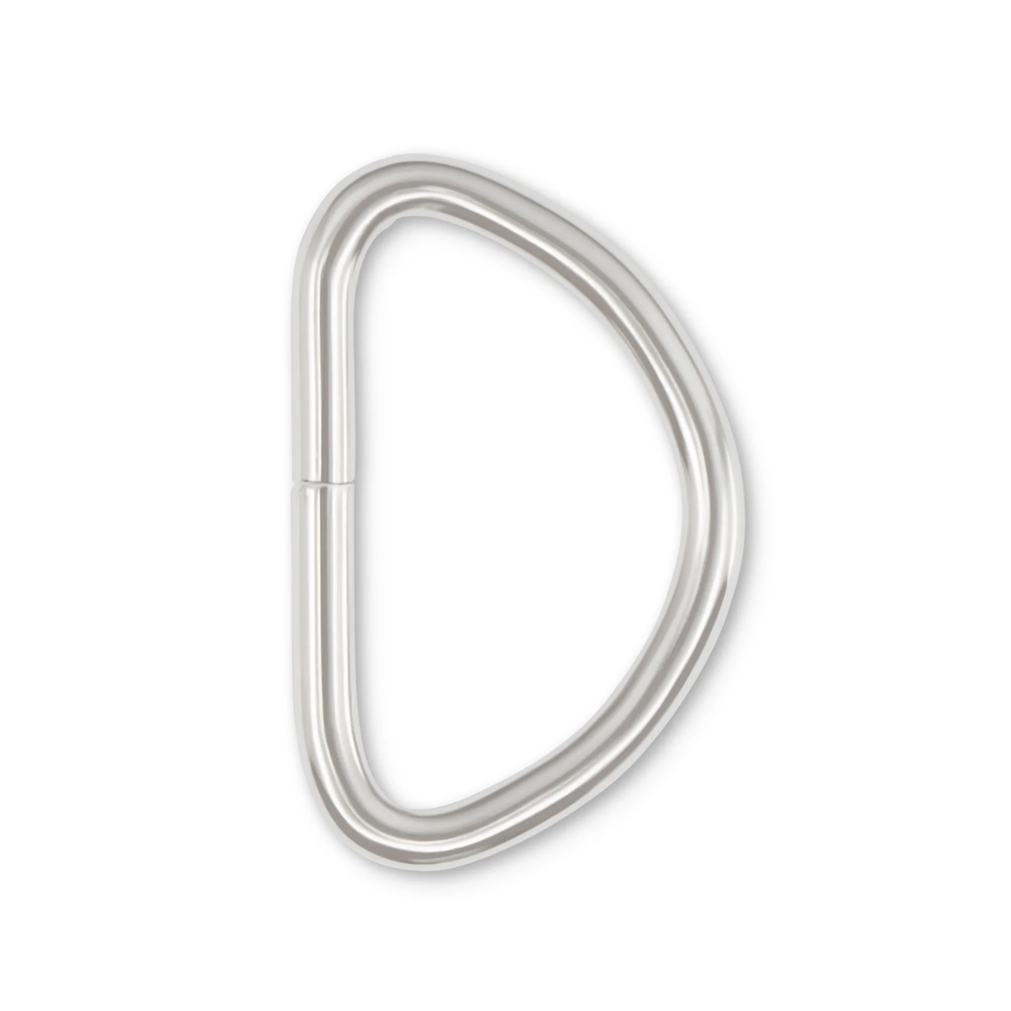 3/4" D-Rings, Nickel, 4 pc - Image 3