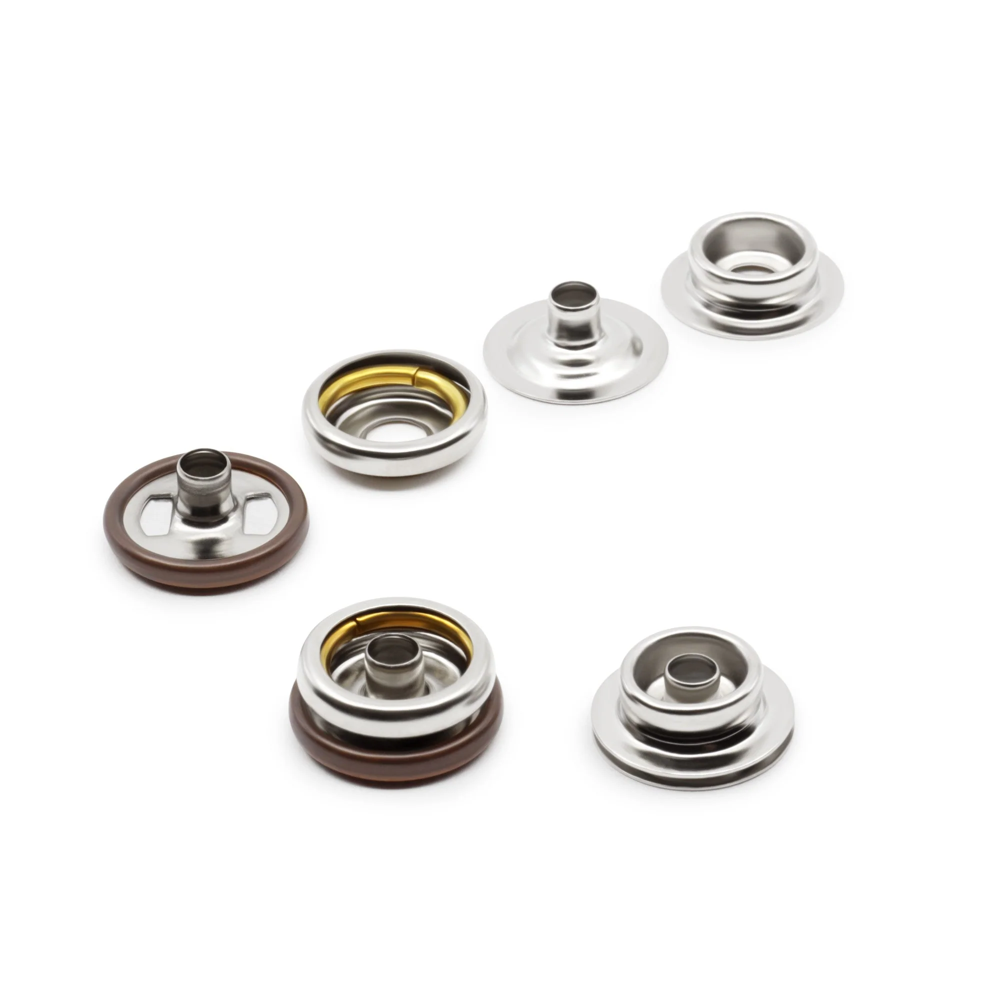 5/8" Heavy Duty Snaps, 7 Sets, Copper - Image 4