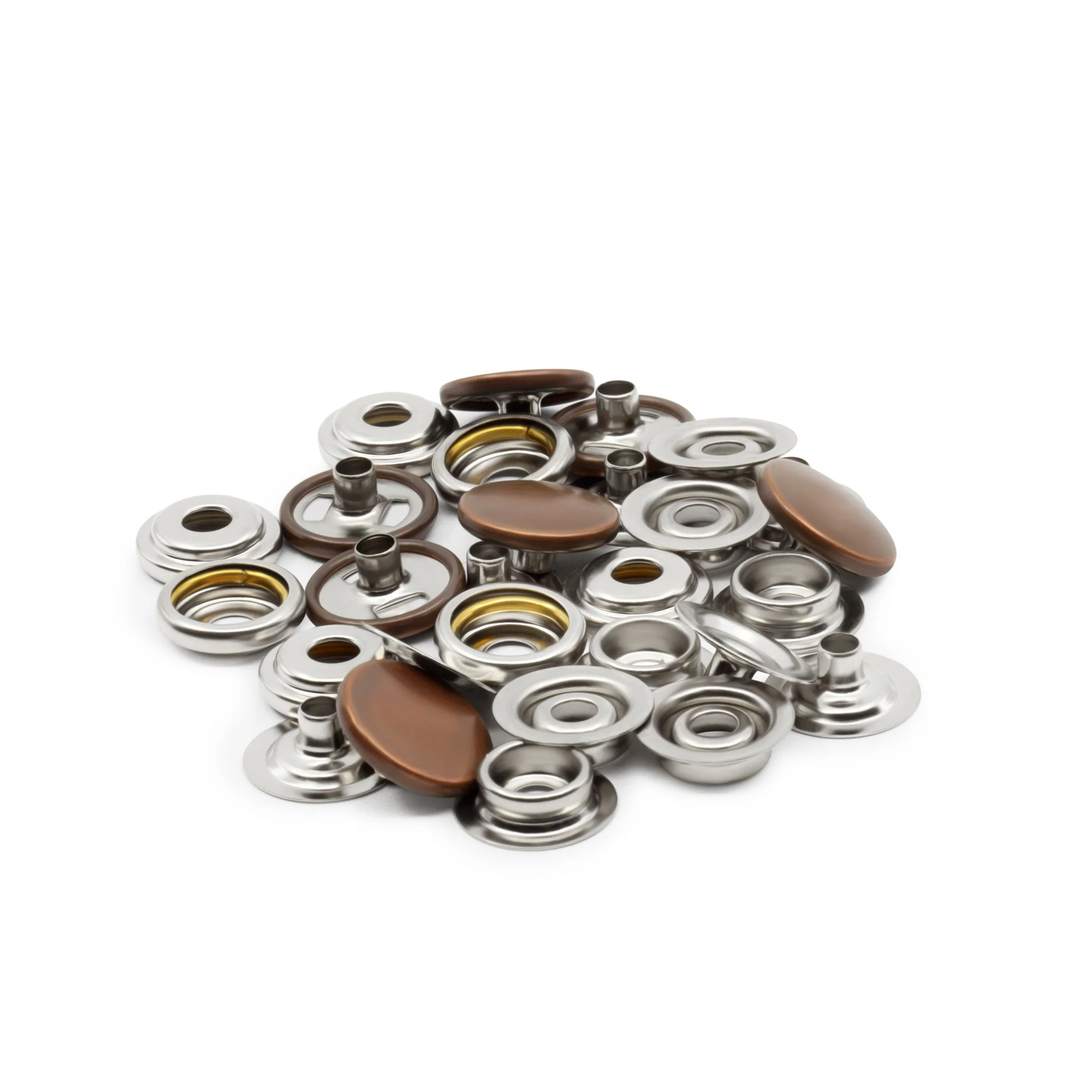 5/8" Heavy Duty Snaps, 7 Sets, Copper - Image 5