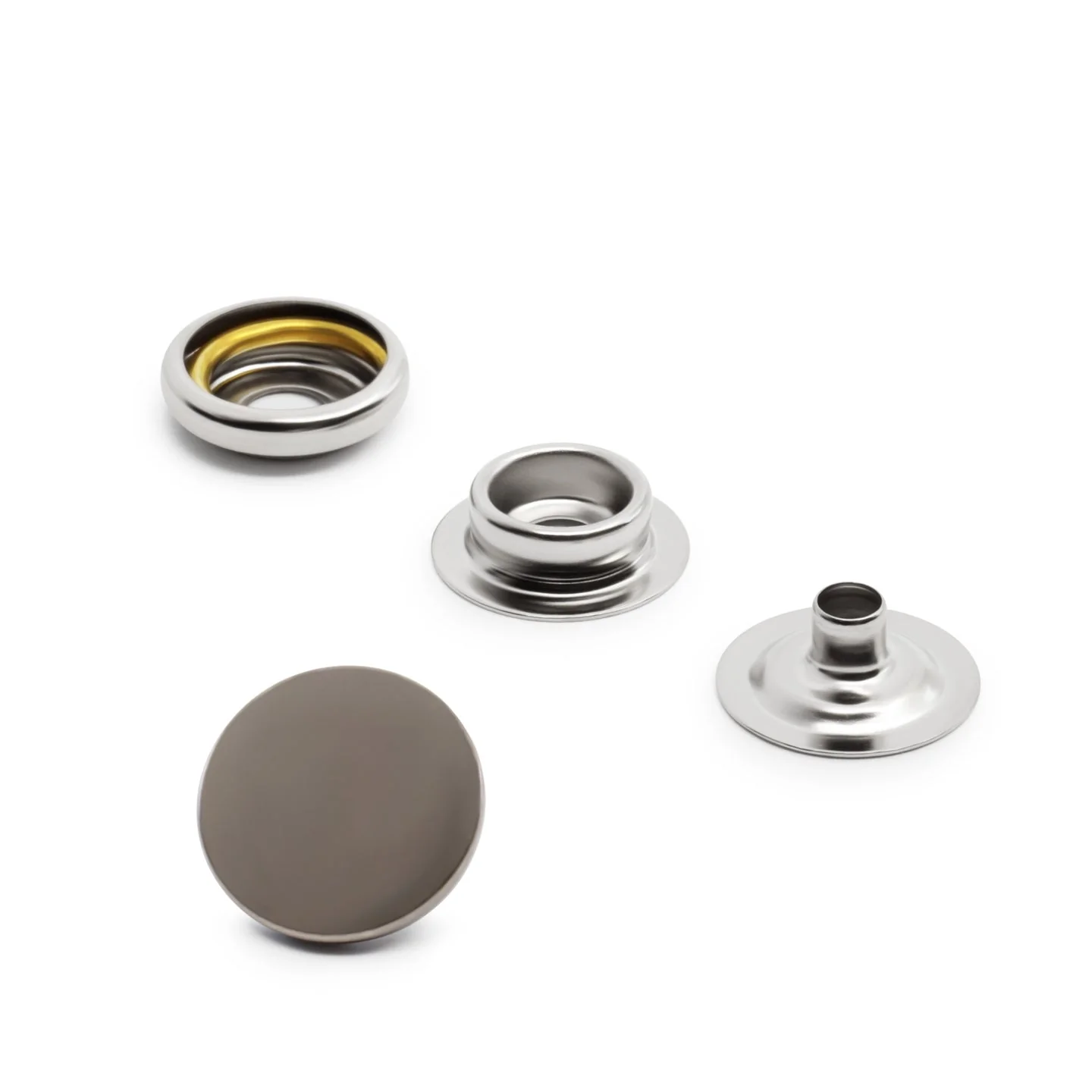 5/8" Heavy Duty Snaps, 7 Sets, Gunmetal - Image 3