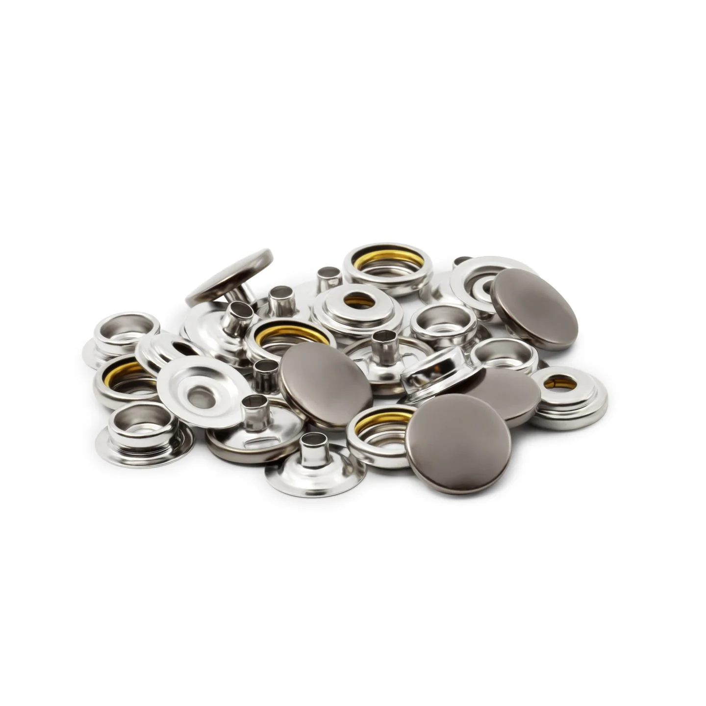 5/8" Heavy Duty Snaps, 7 Sets, Gunmetal - Image 5