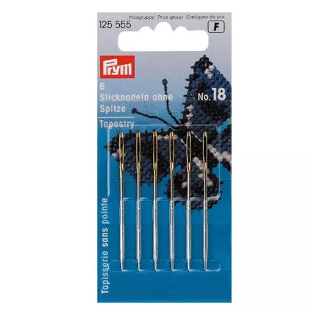 Embr.Ndl Tapestry Blunt Pt. No. 18 Si-Co