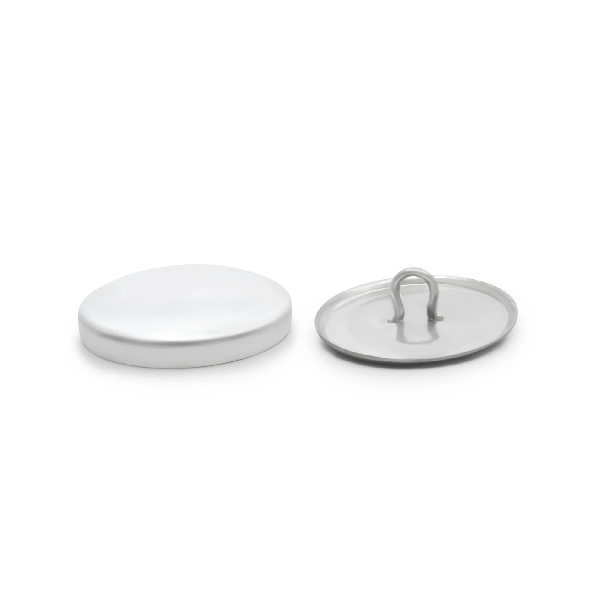 7/8" Cover Button Refill, 4 Sets, Nickel - Image 3