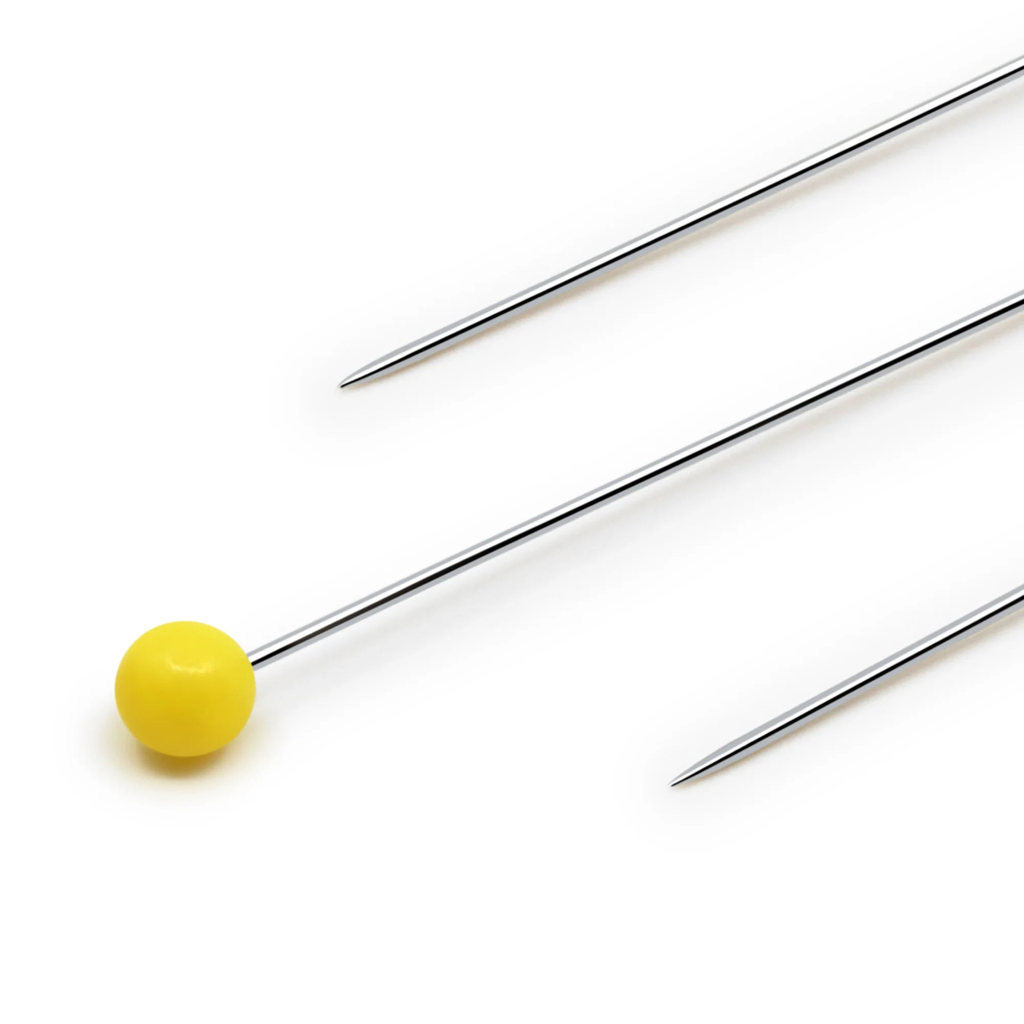 1-3/4" Quilting Pins, Yellow, 500 pc - Image 2