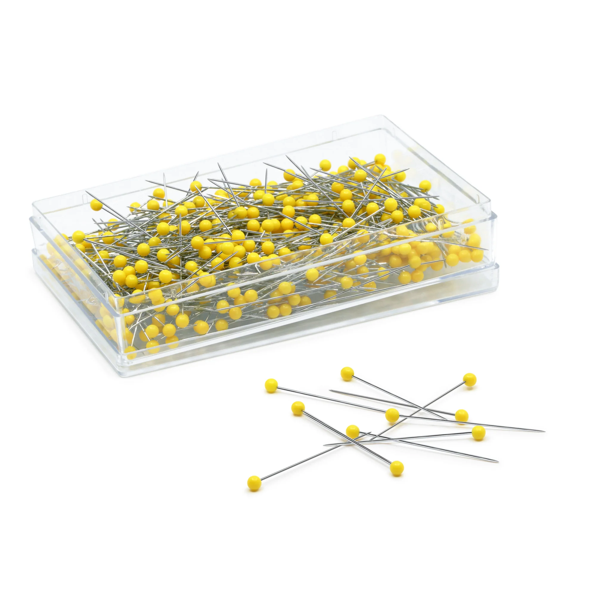 1-3/4" Quilting Pins, Yellow, 500 pc - Image 3