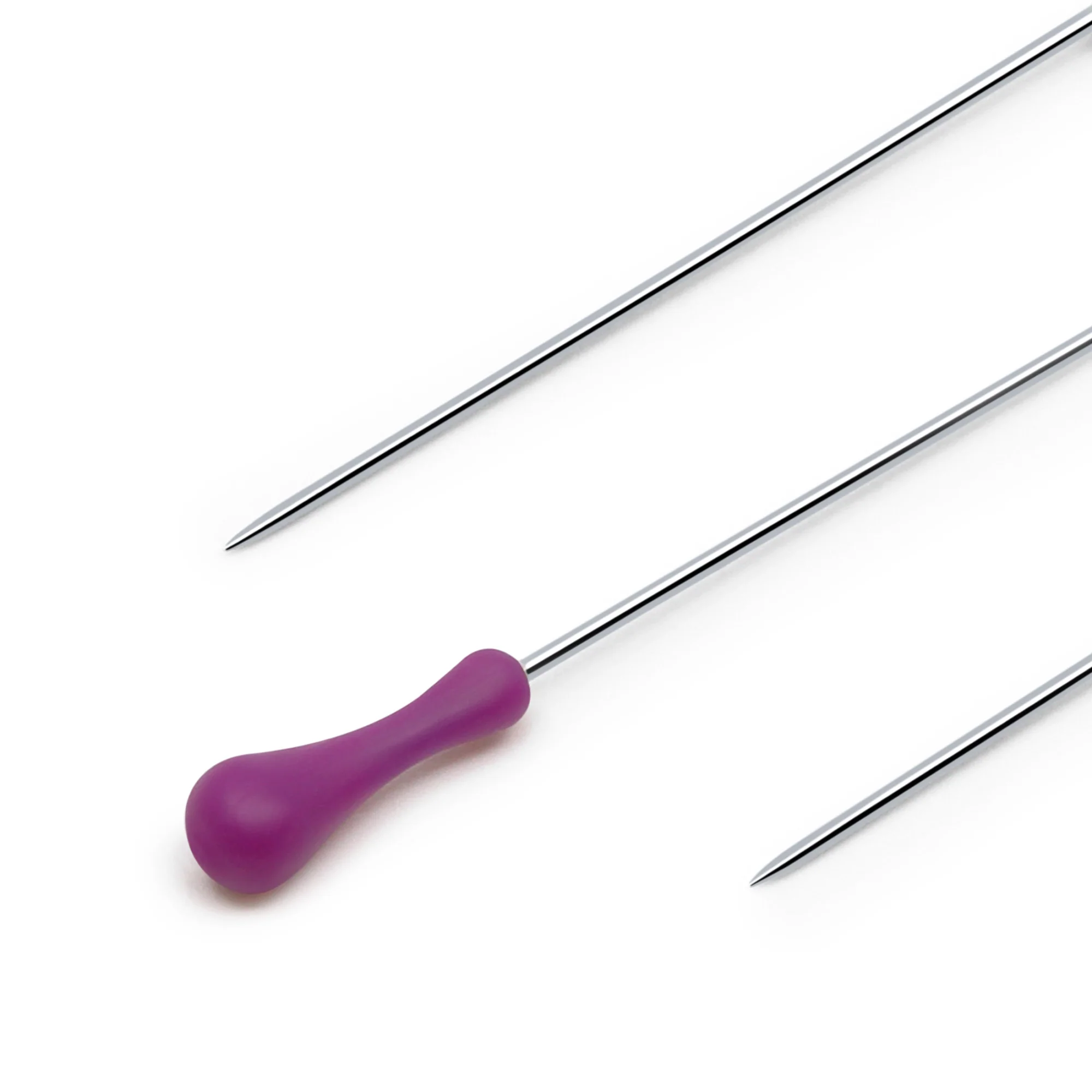1-1/2" Easy Grasp Pins, Purple, 60 Pieces - Image 2