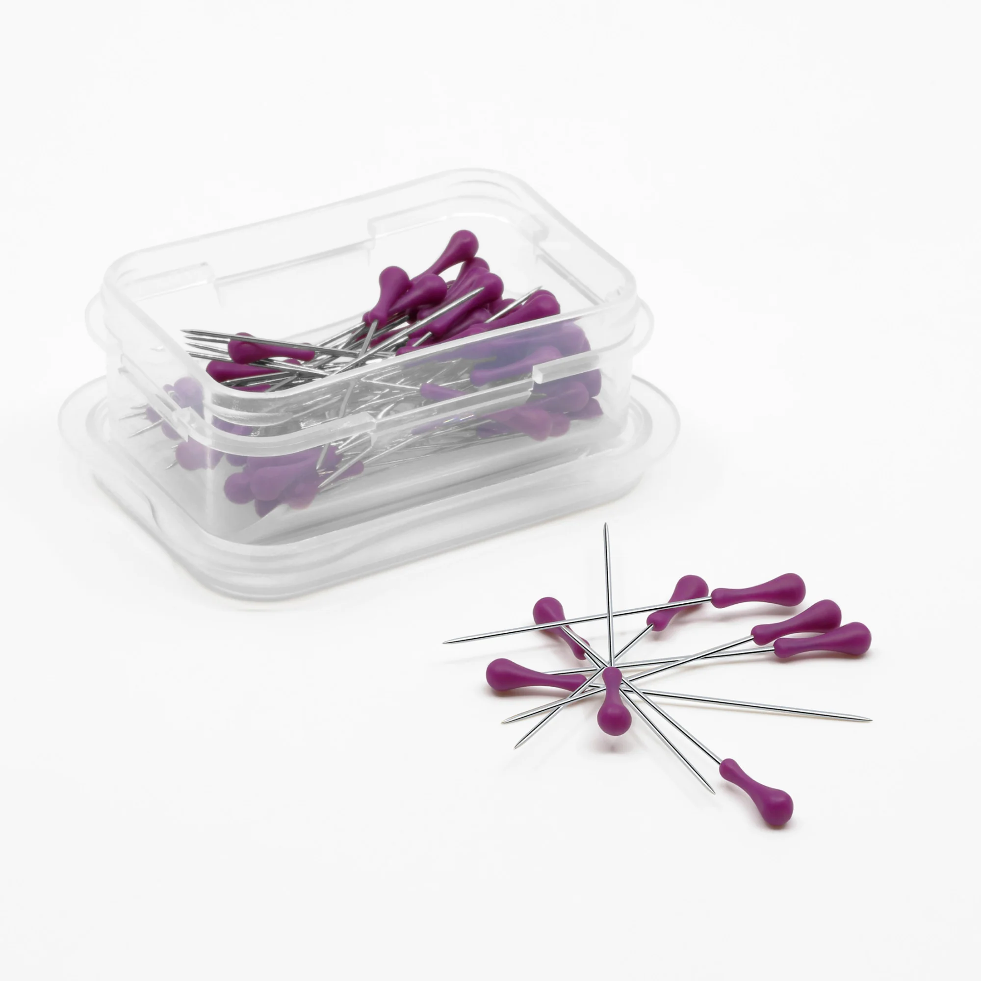 1-1/2" Easy Grasp Pins, Purple, 60 Pieces - Image 3