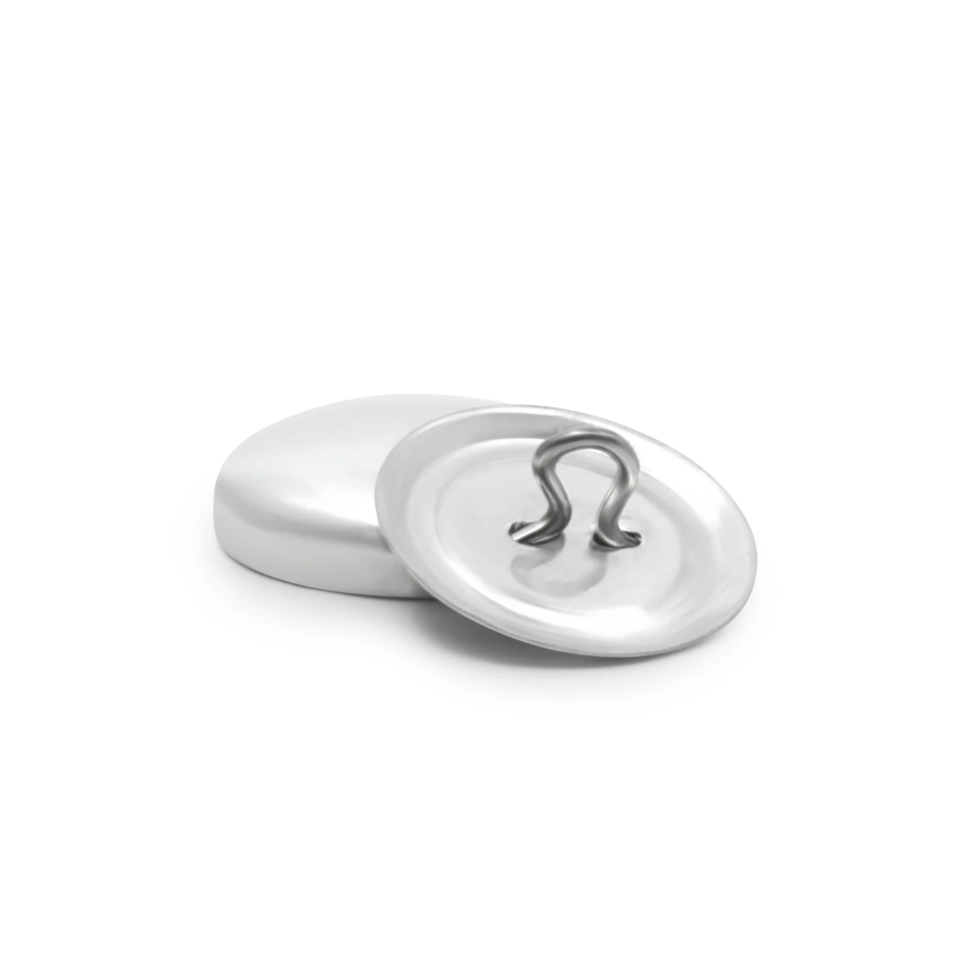 3/4" Cover Button Kit, Nickel - Image 2