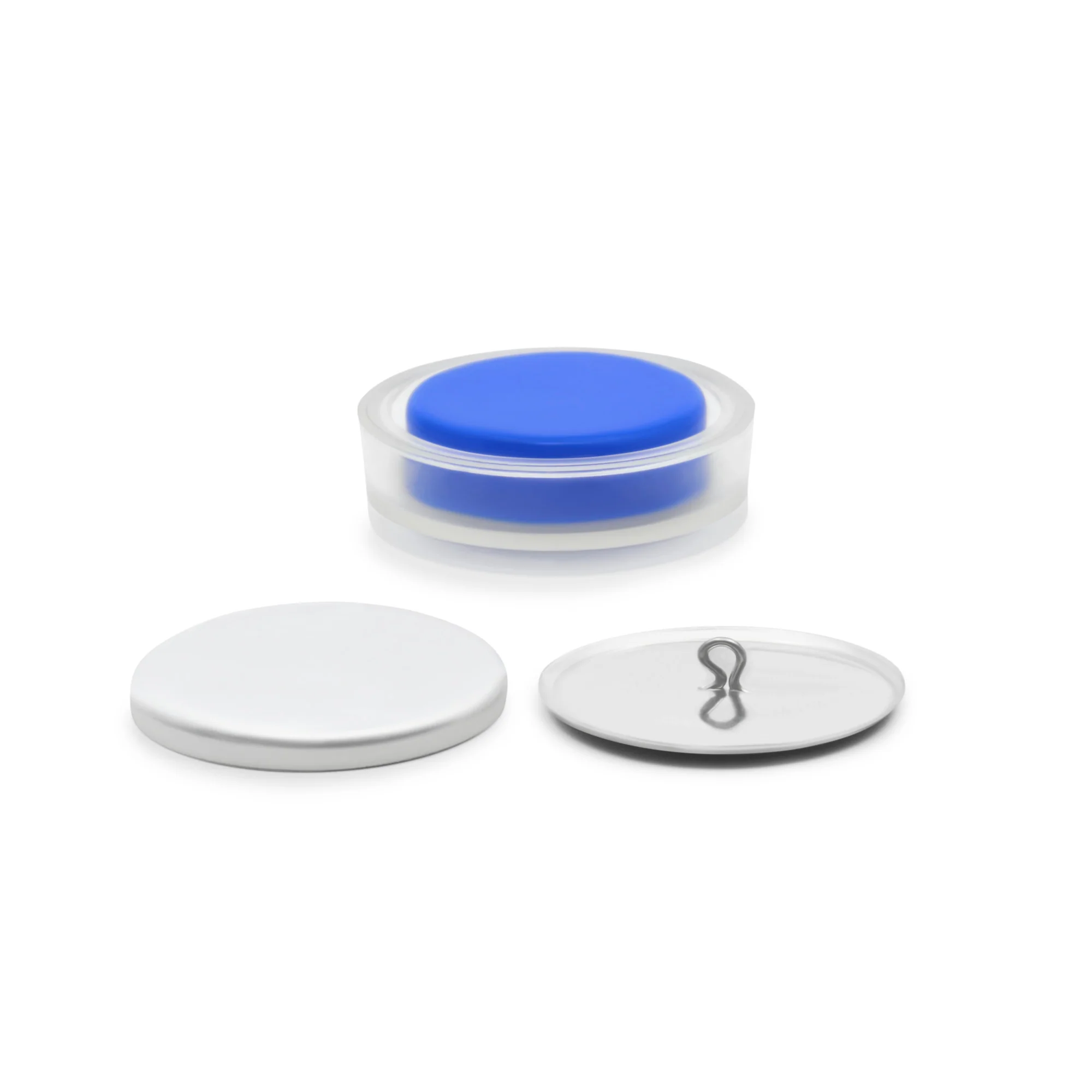 1-1/2" Cover Button Kit, Nickel - Image 3
