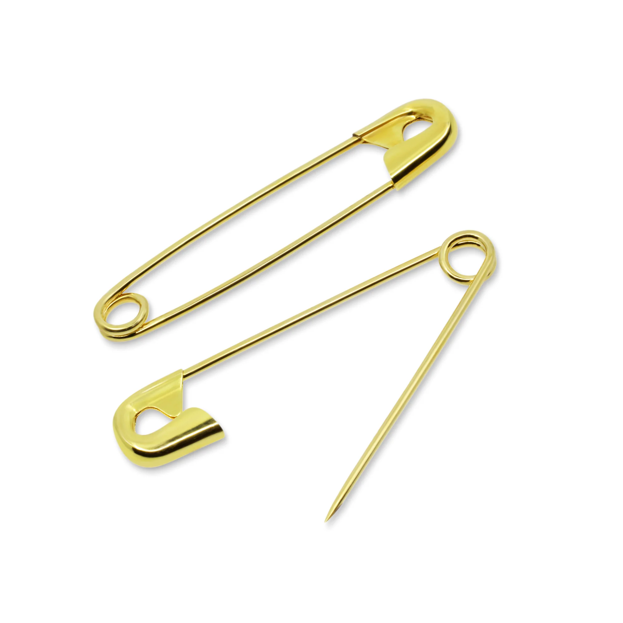 1-1/2" Quilters Brass Safety Pins, Brass, 35 pc - Image 2
