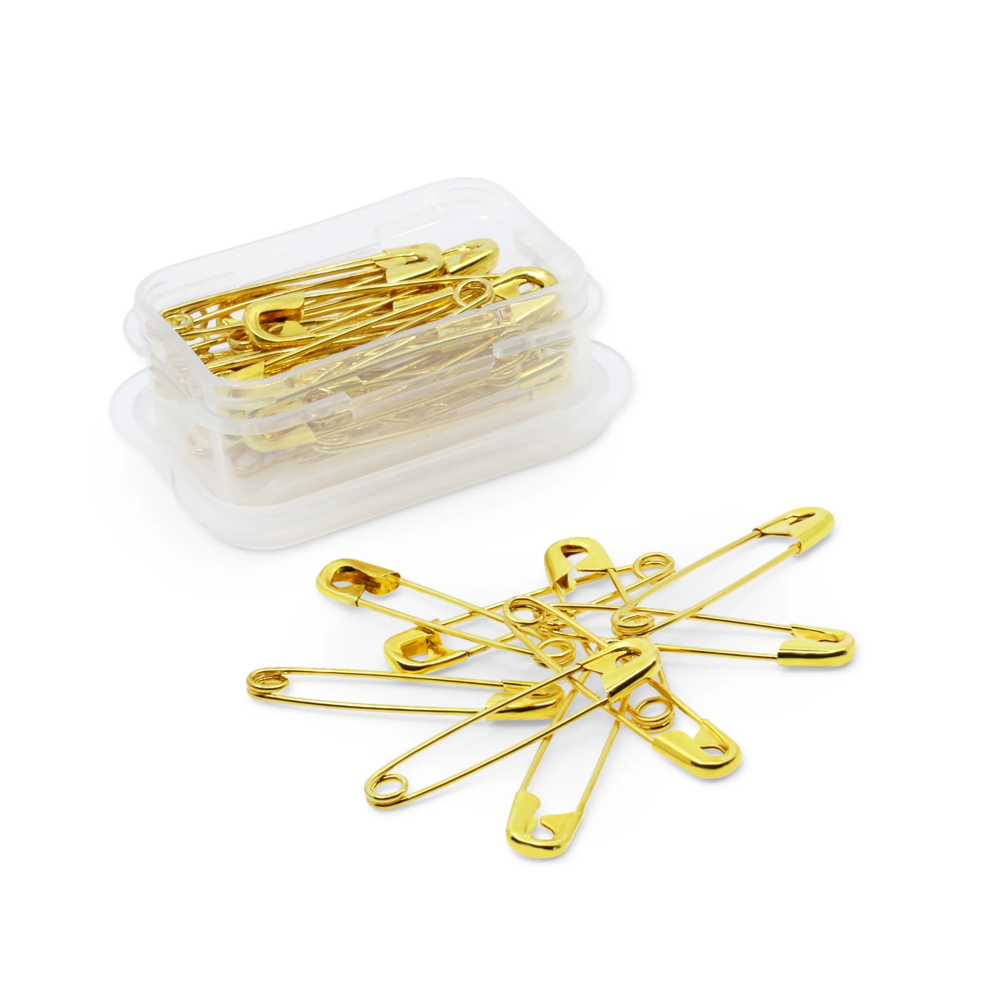 1-1/2" Quilters Brass Safety Pins, Brass, 35 pc - Image 4