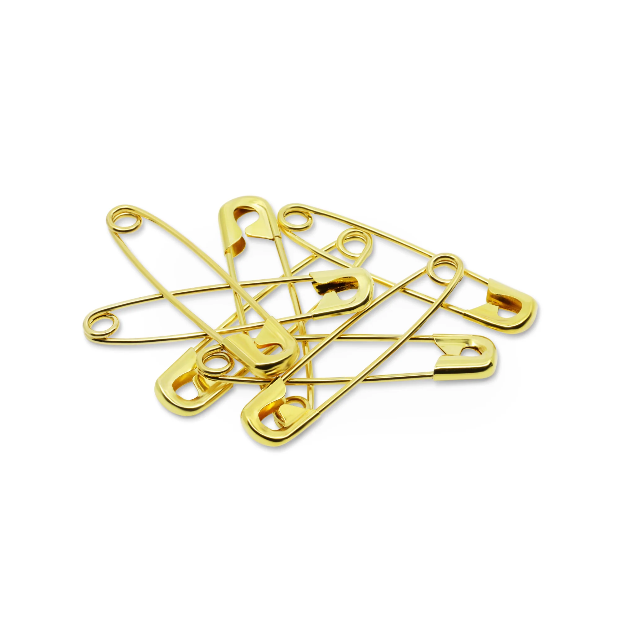 2" Quilters Brass Safety Pins, Brass, 20 pc - Image 5