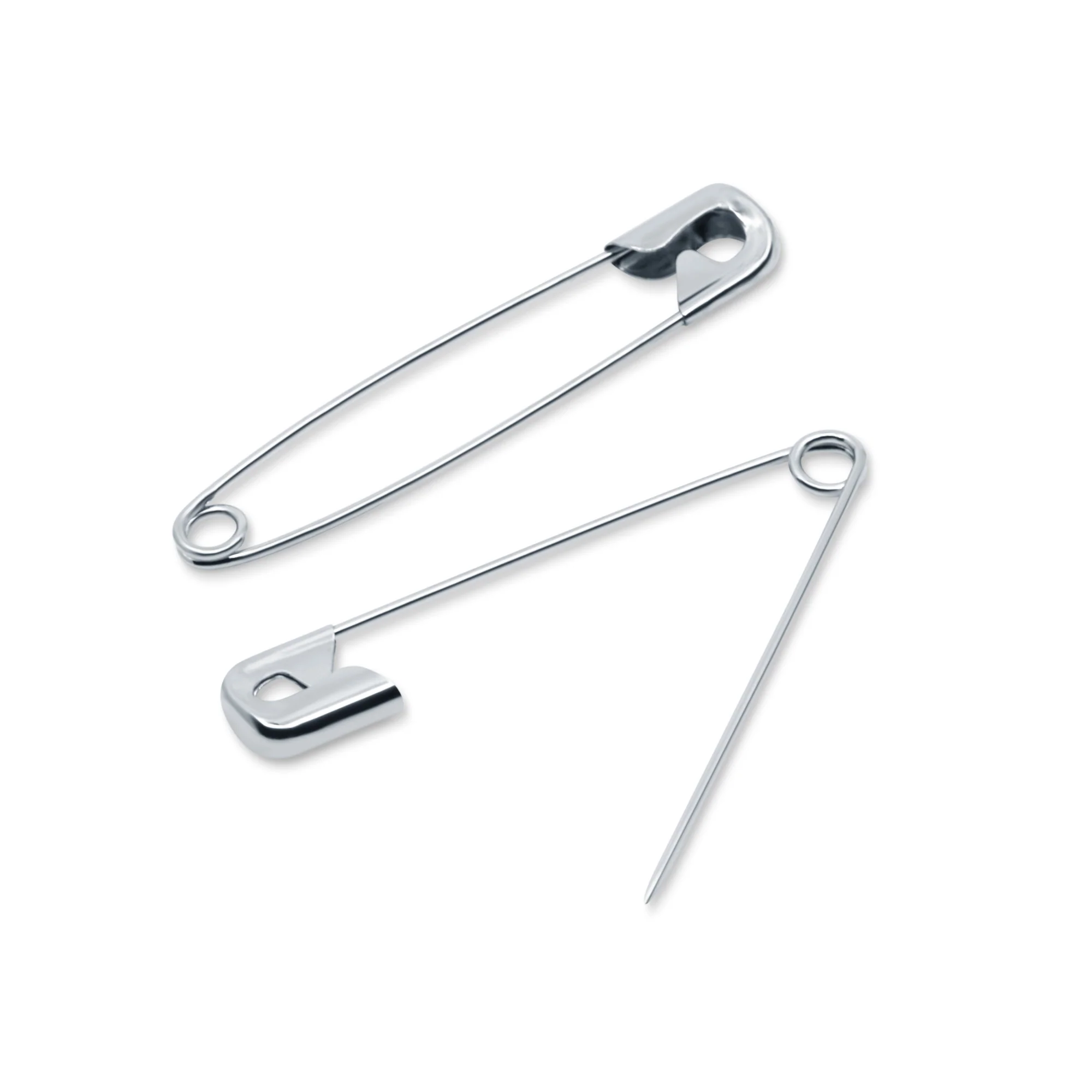 2" Safety Pins, Nickel, 150 pc - Image 2