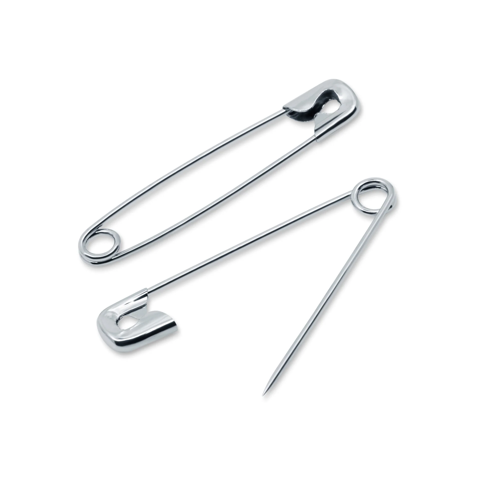 1-1/2" Safety Pins, Nickel, 200 pc - Image 2