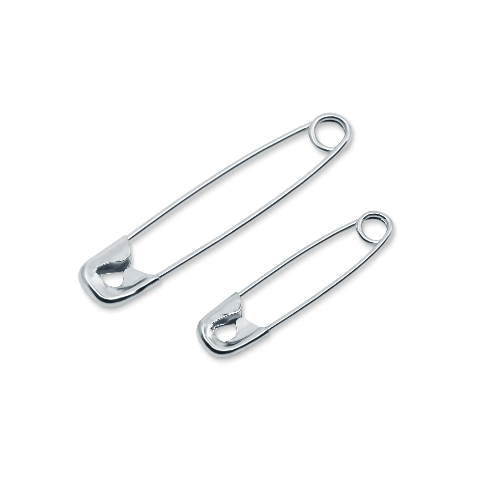 Safety Pins, Assorted Sizes, Nickel, 200 pc - Image 2