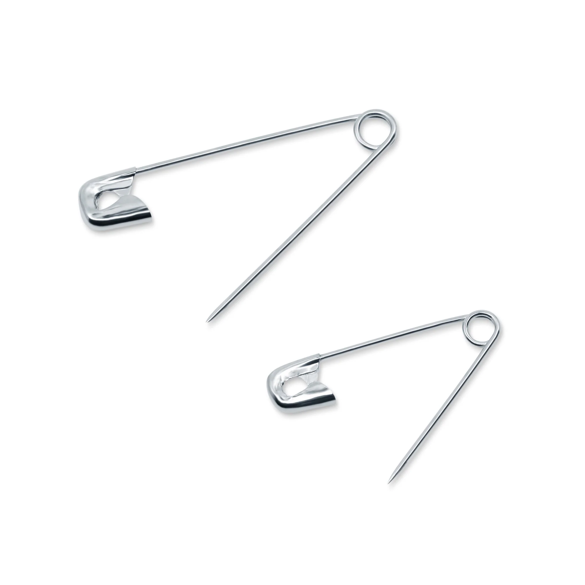 Safety Pins, Assorted Sizes, Nickel, 200 pc - Image 3