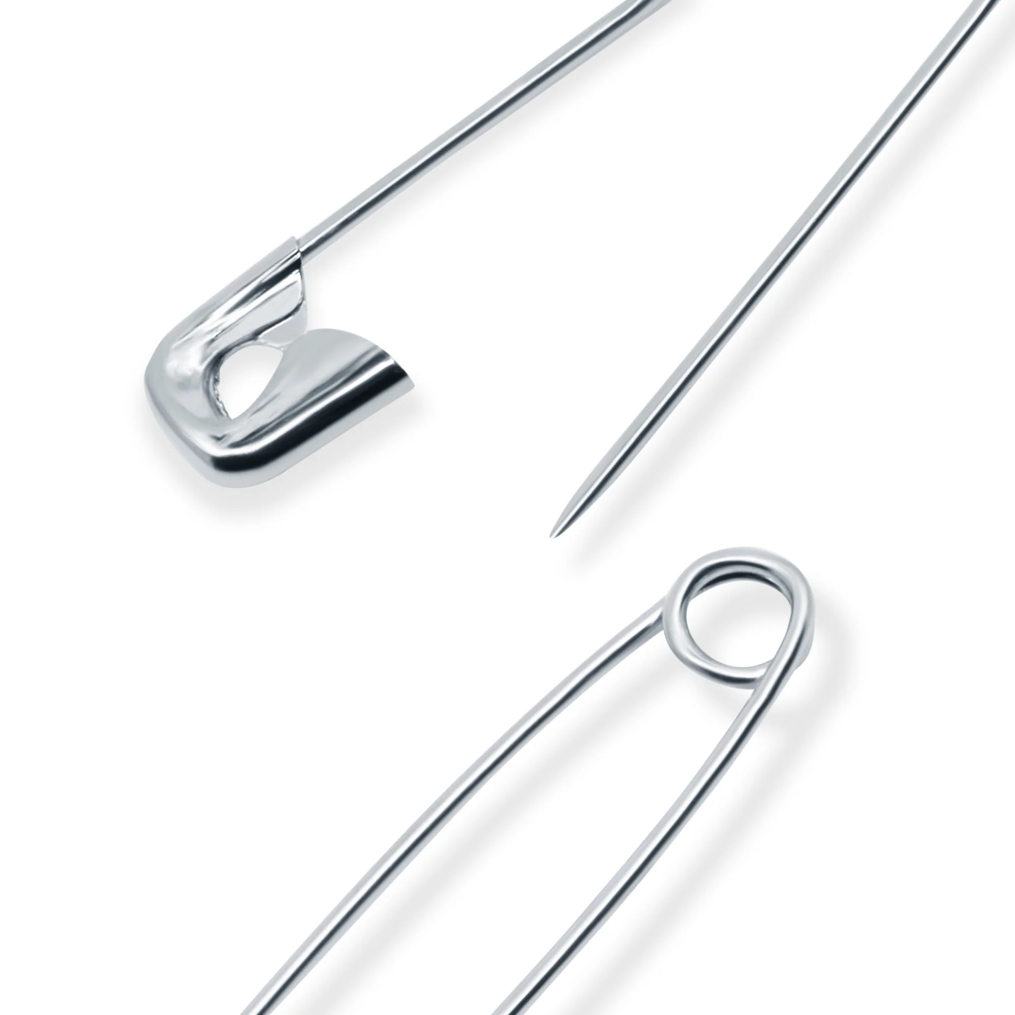 Safety Pins, Assorted Sizes, Nickel, 200 pc - Image 4