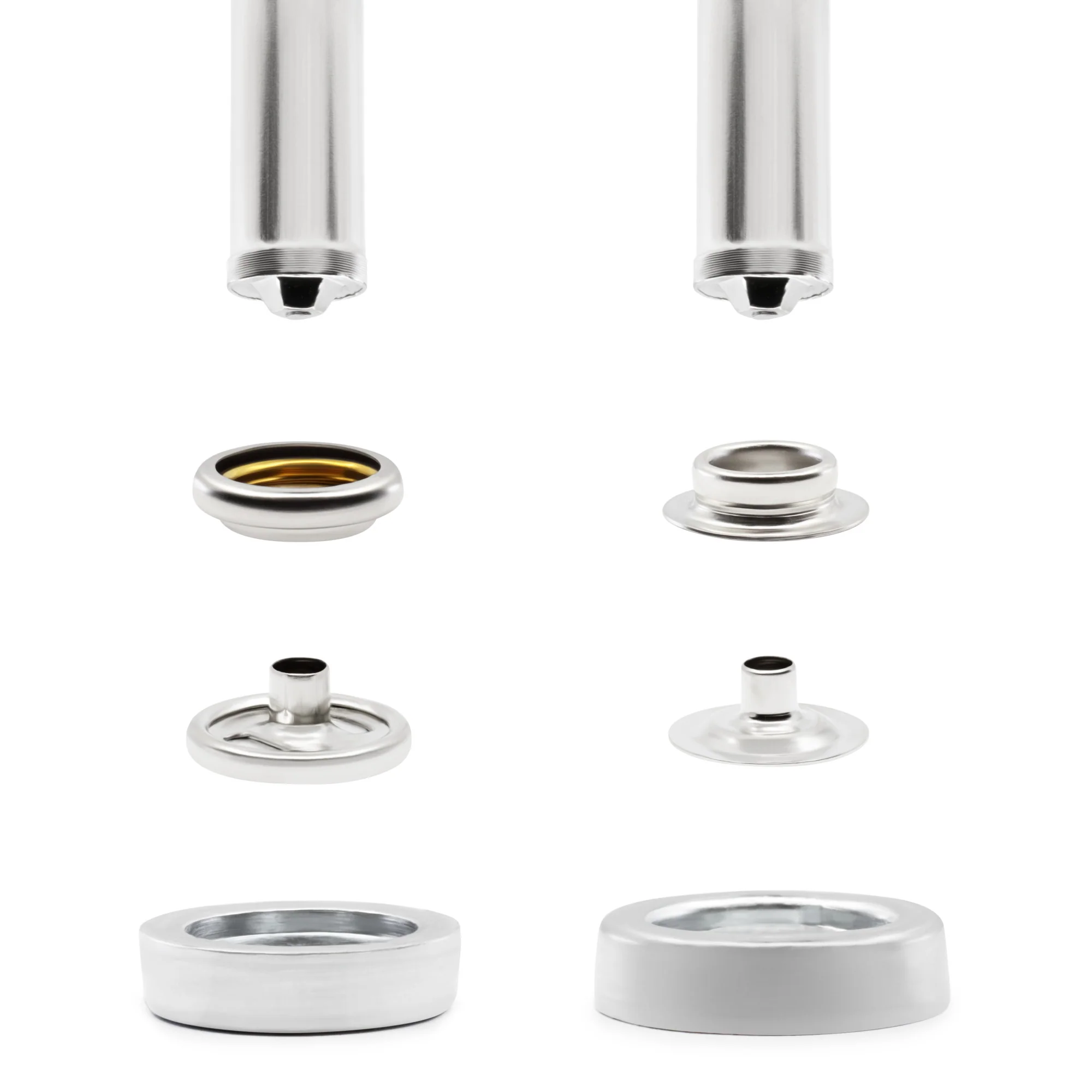 Heavy Duty Snap Fastener Kit, 7 Sets, Nickel - Image 4