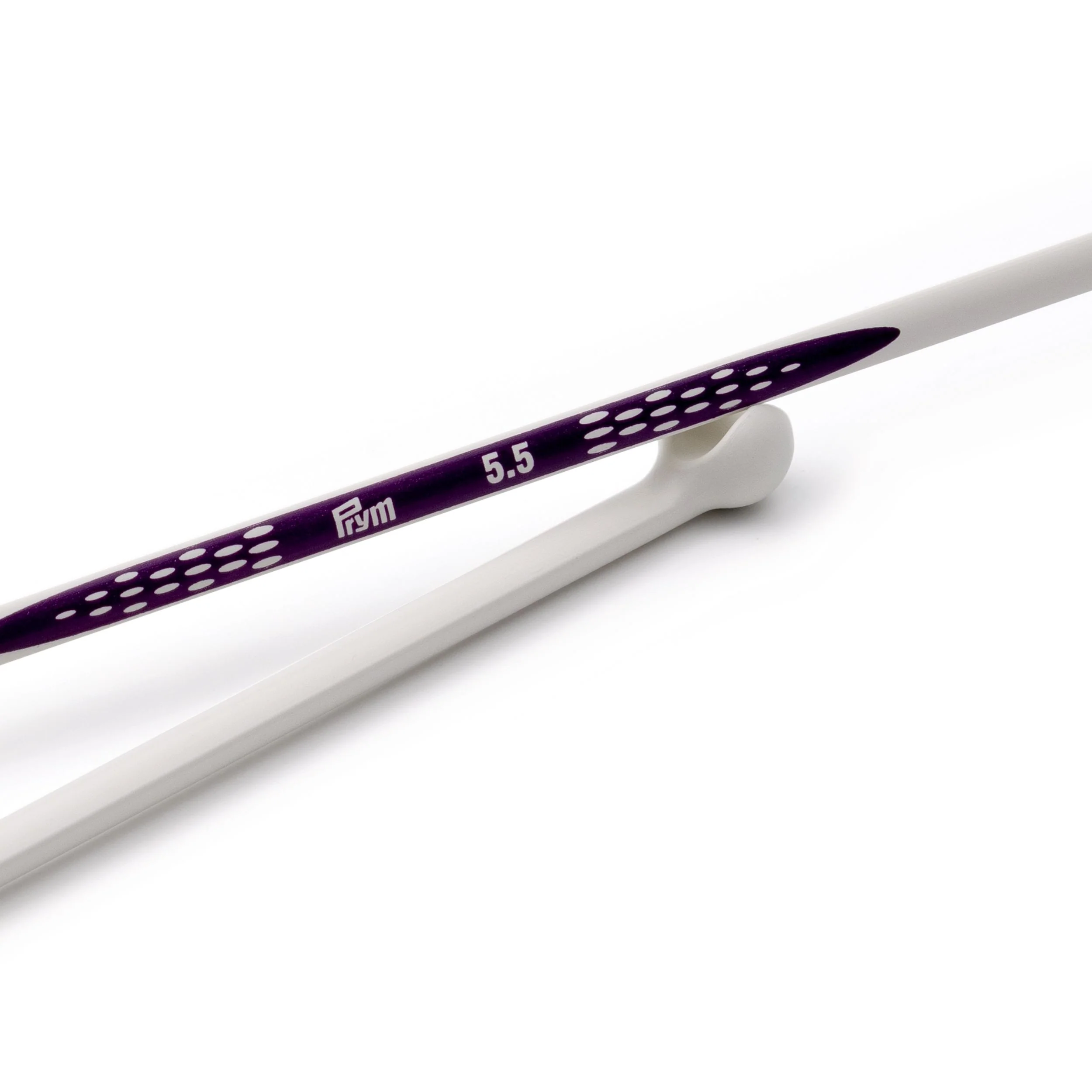 12" Ergonomic Single Point Knitting Needles, US 9 (5.5mm) - Image 3