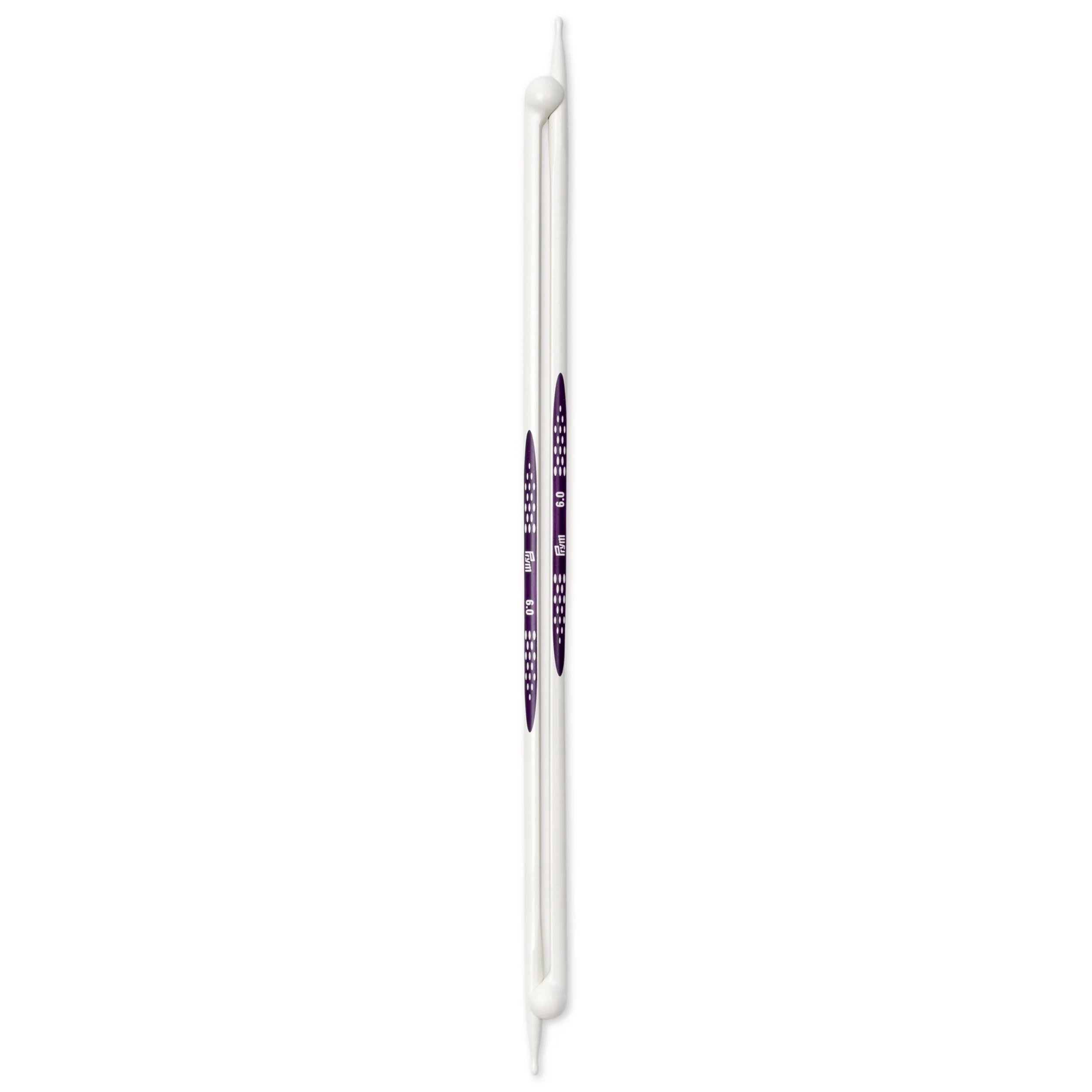 12" Ergonomic Single Point Knitting Needles, US 10 (6mm) - Image 2