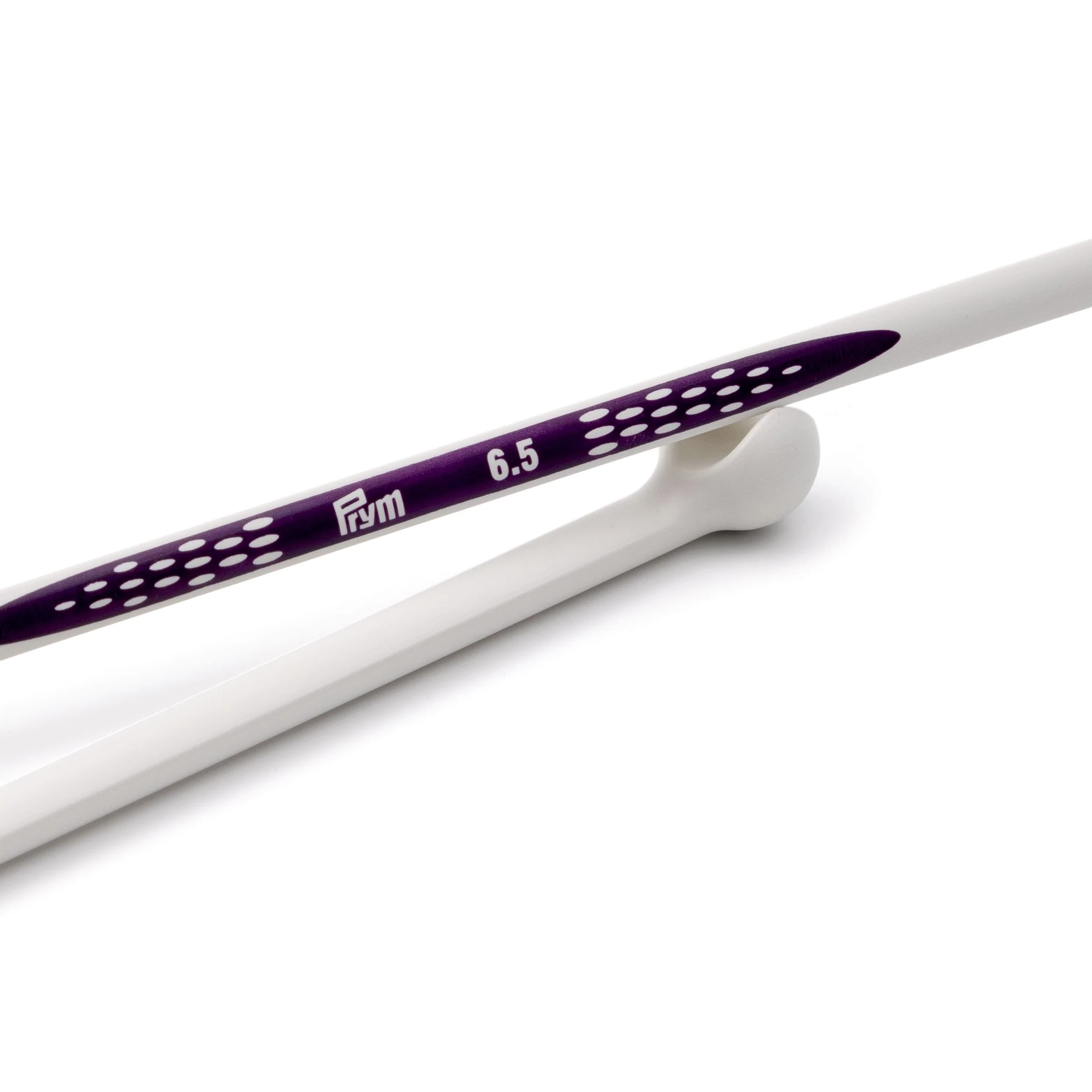 12" Ergonomic Single Point Knitting Needles, US 10.5 (6.5mm) - Image 3
