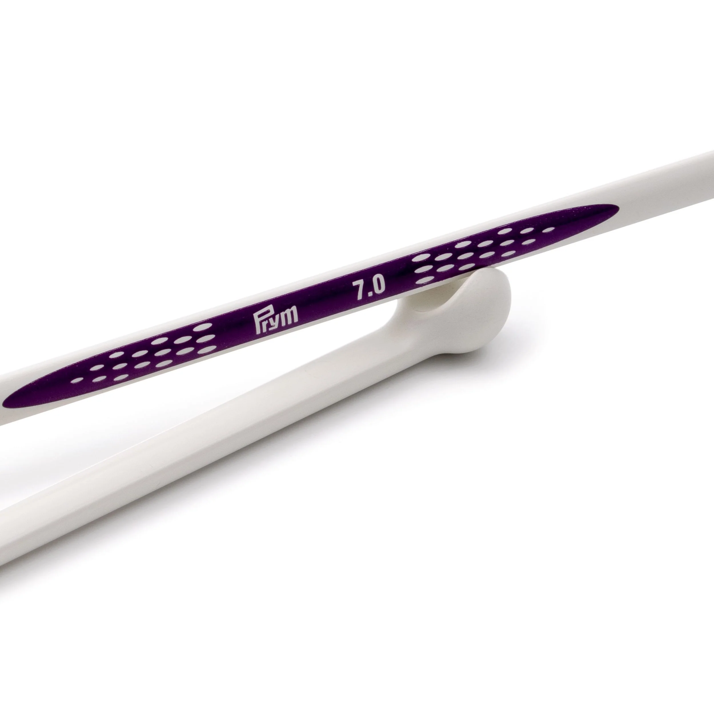 12" Ergonomic Single Point Knitting Needles, US 10.75 (7mm) - Image 3