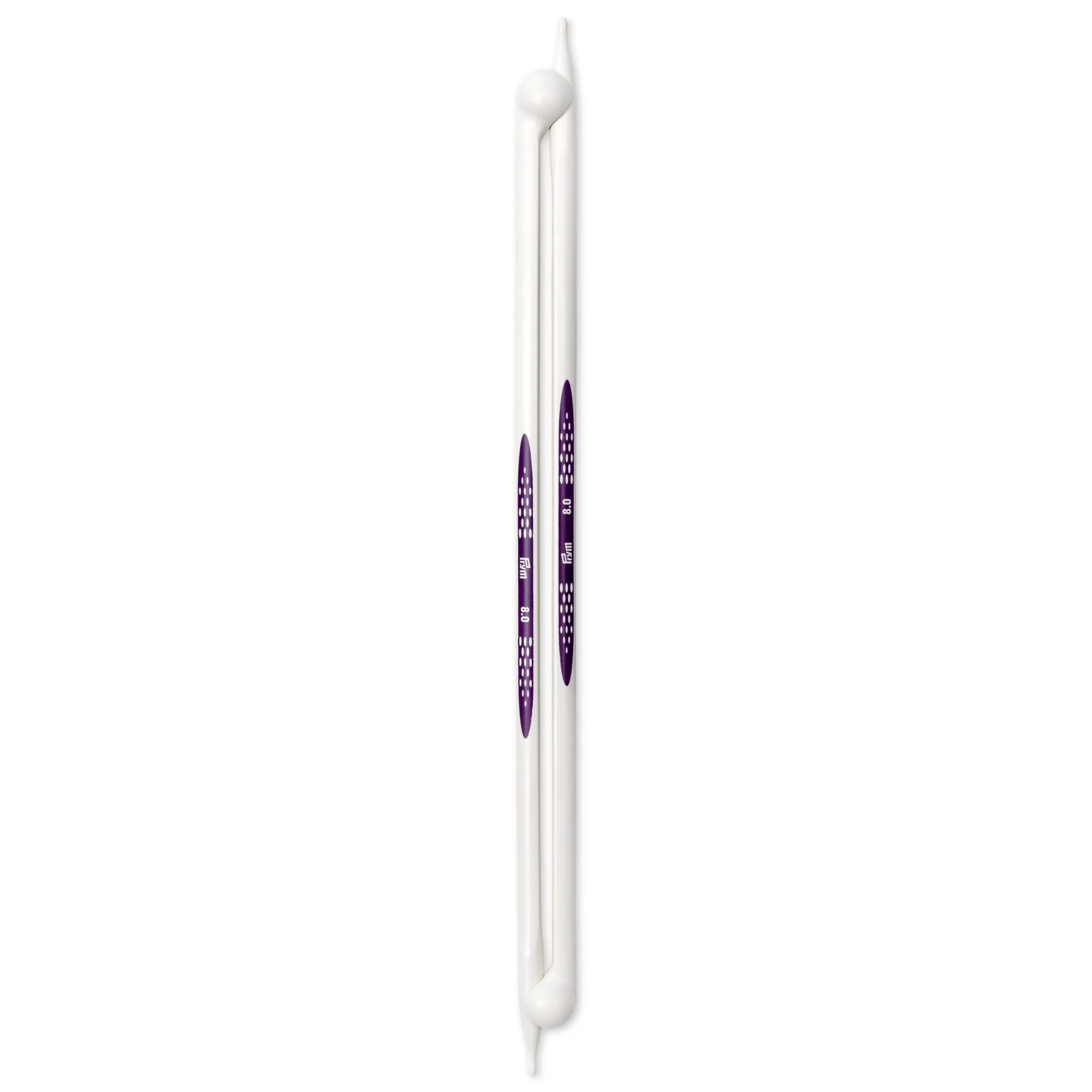 12" Ergonomic Single Point Knitting Needles, US 11 (8mm) - Image 2