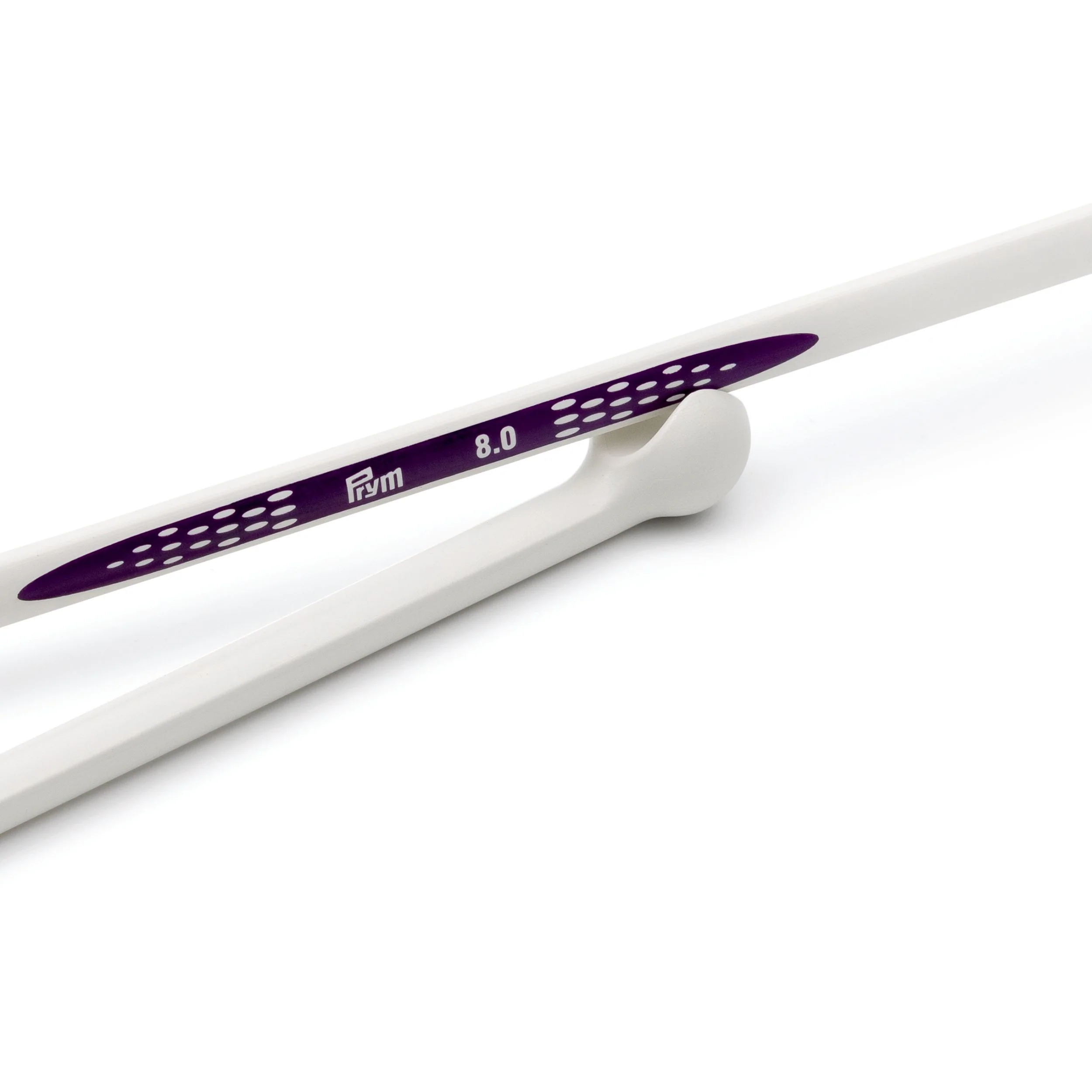 12" Ergonomic Single Point Knitting Needles, US 11 (8mm) - Image 3