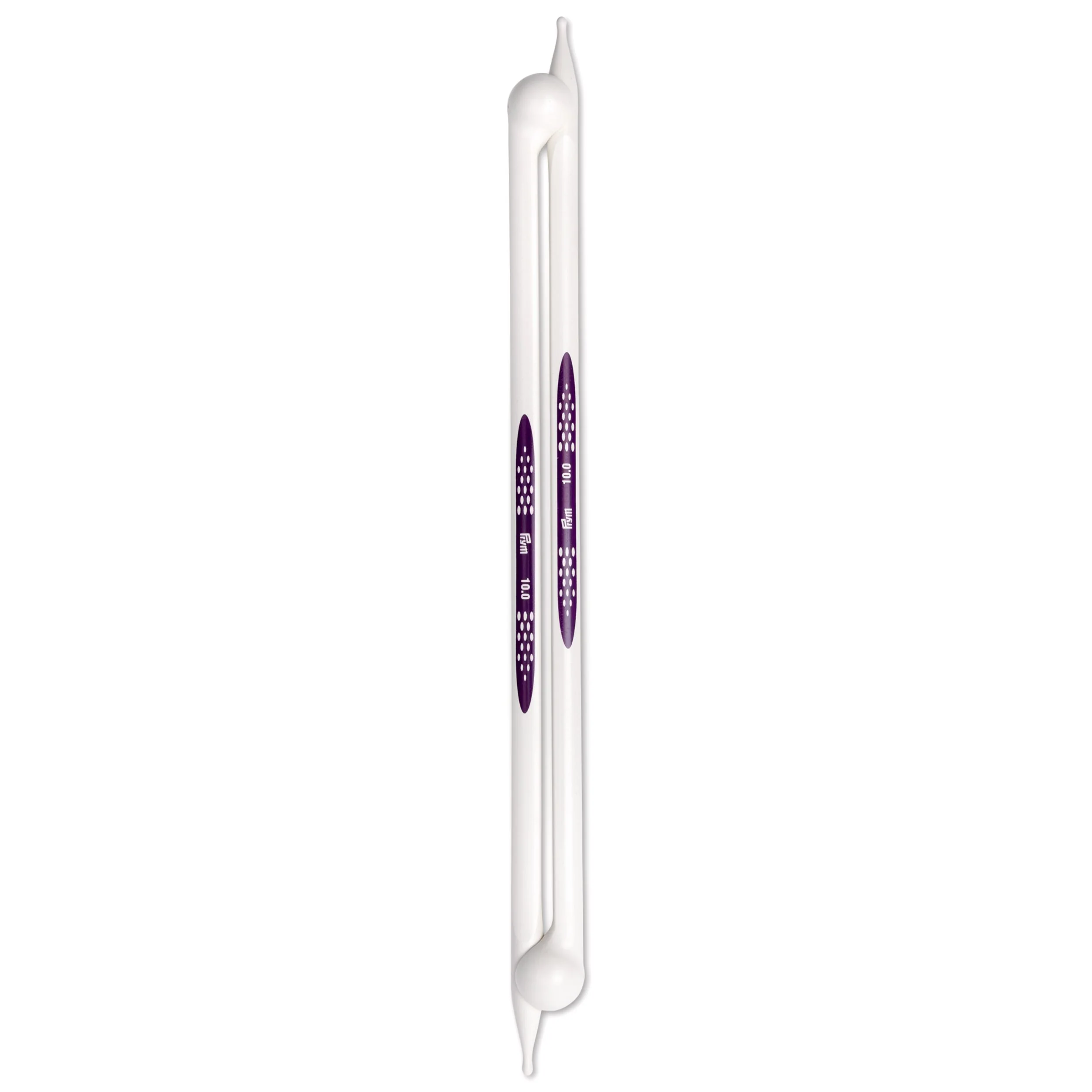 12" Ergonomic Single Point Knitting Needles, US 15 (10mm) - Image 2