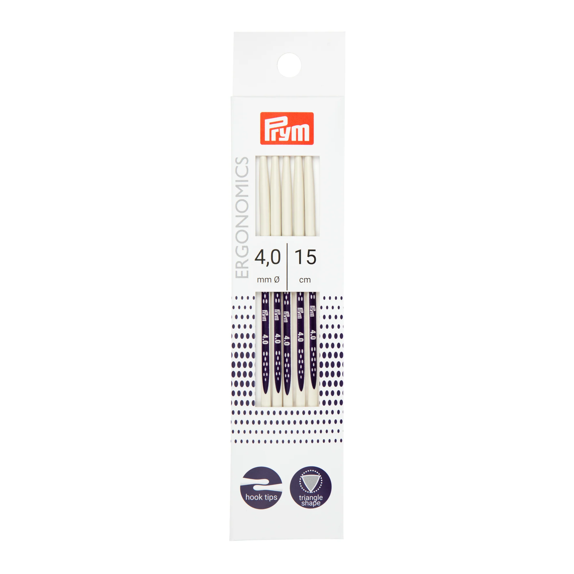 6" Ergonomic Double Point Knitting Needles, US 6 (4mm)