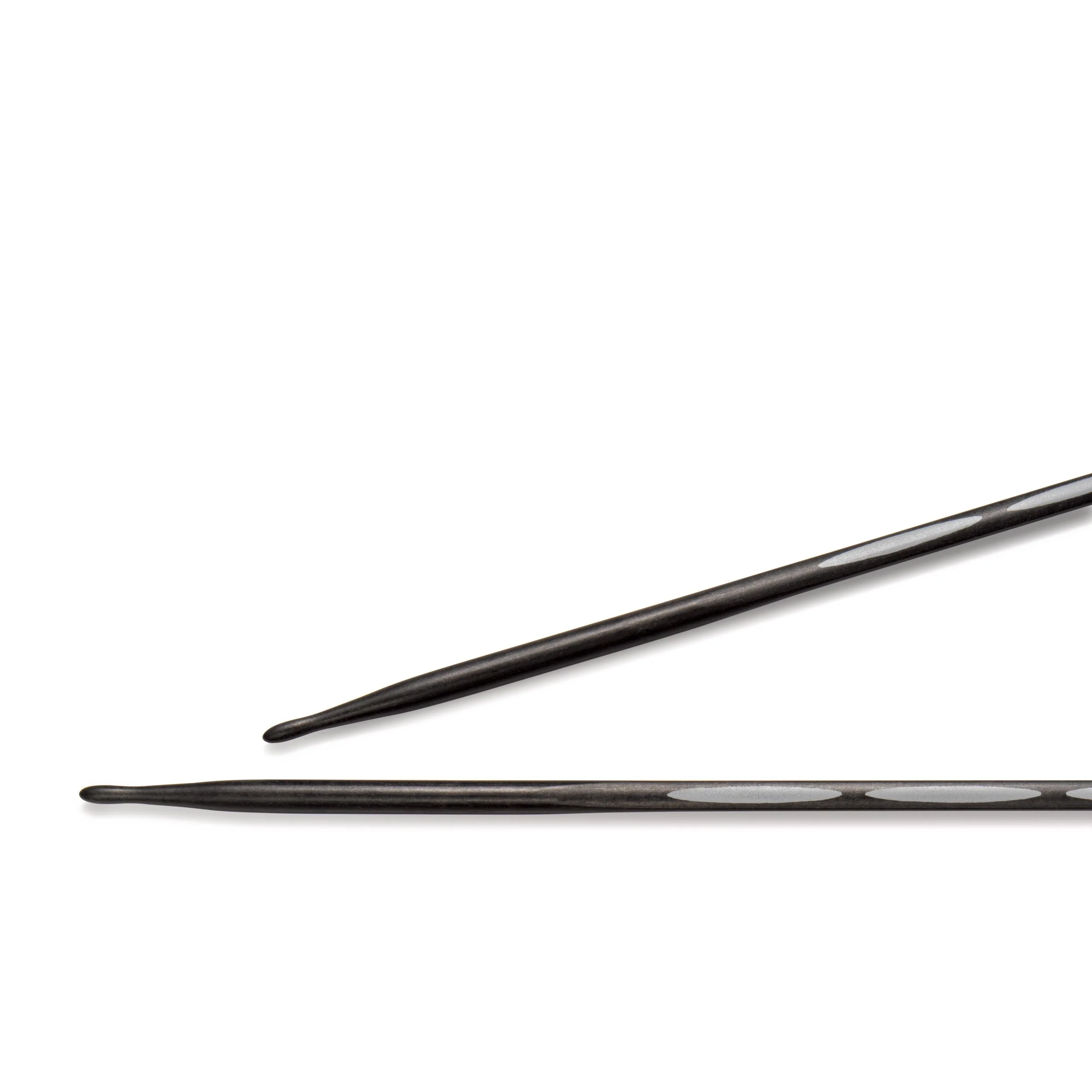 6" Ergonomic Double Point Knitting Needles, Carbon, US 2.5 (3mm) - Image 3