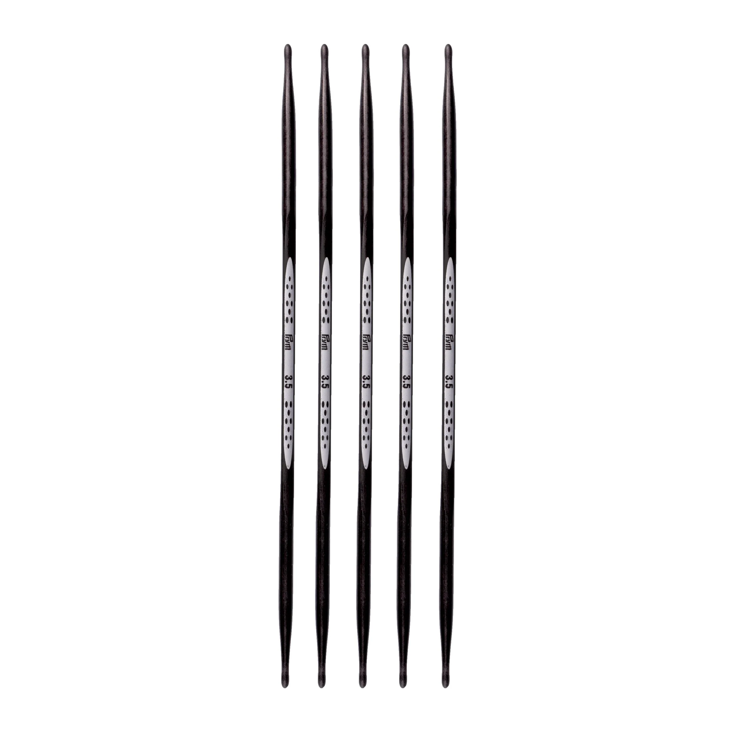 6" Ergonomic Double Point Knitting Needles, Carbon, US 4 (3.5mm) - Image 2