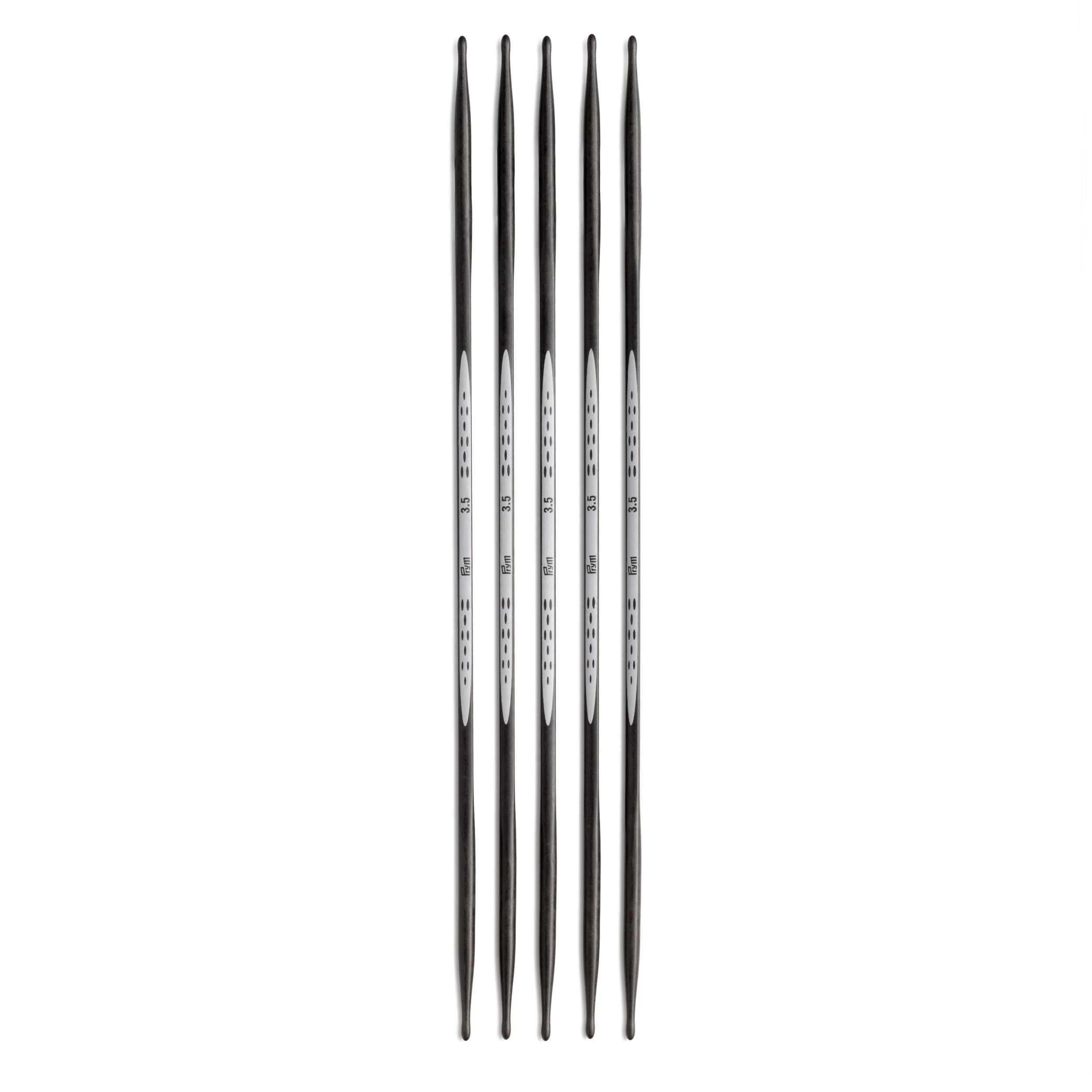 8" Ergonomic Double Point Knitting Needles, Carbon, US 4 (3.5mm) - Image 2
