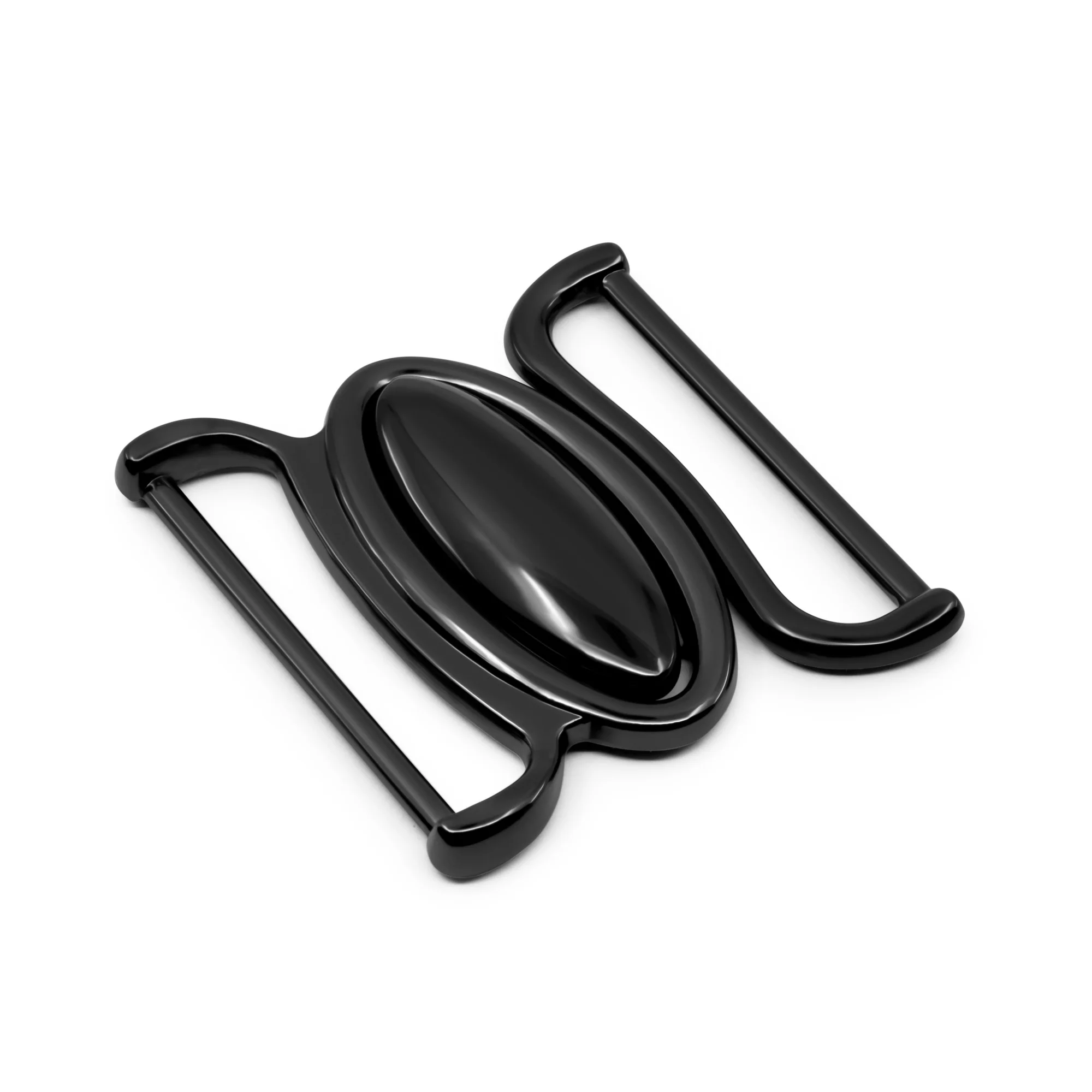 Oval Fashion Buckle, Gunmetal - Image 2