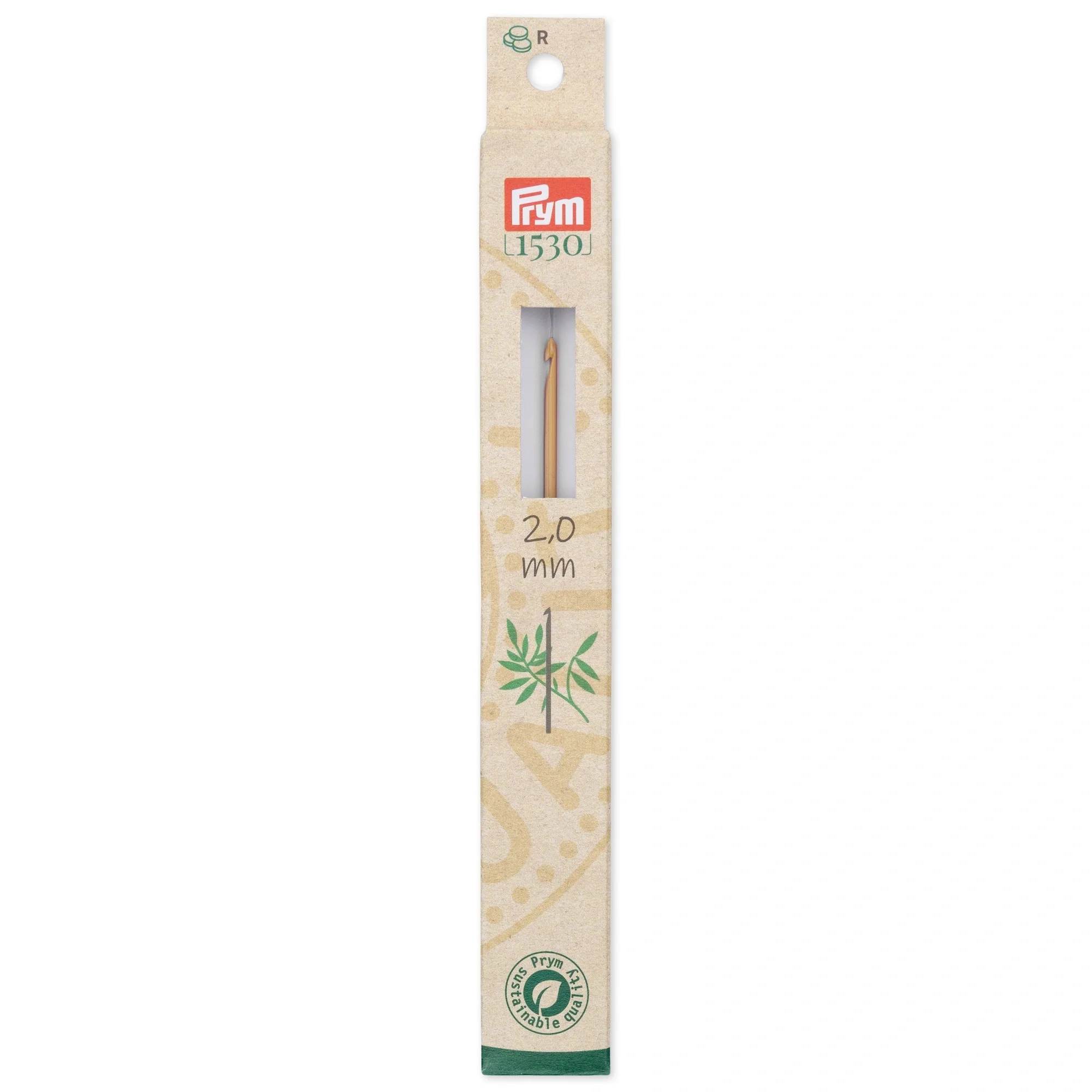 6" Crochet Hook, Bamboo, US A (2mm)