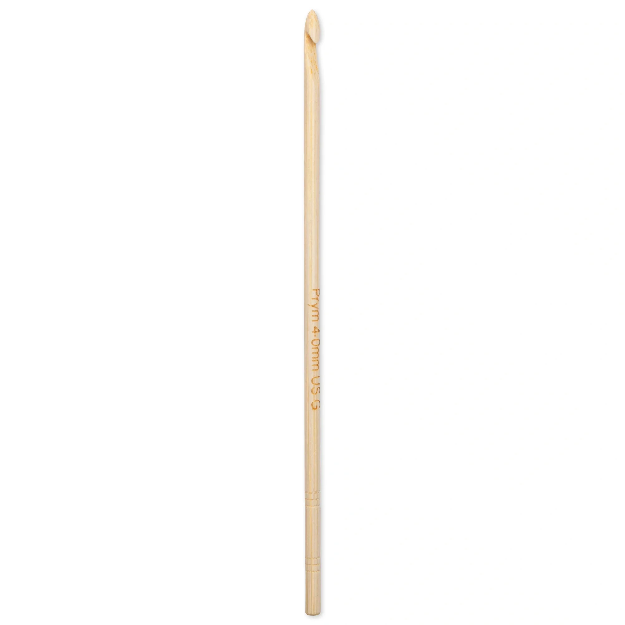 6" Crochet Hook, Bamboo, US G (4mm) - Image 2