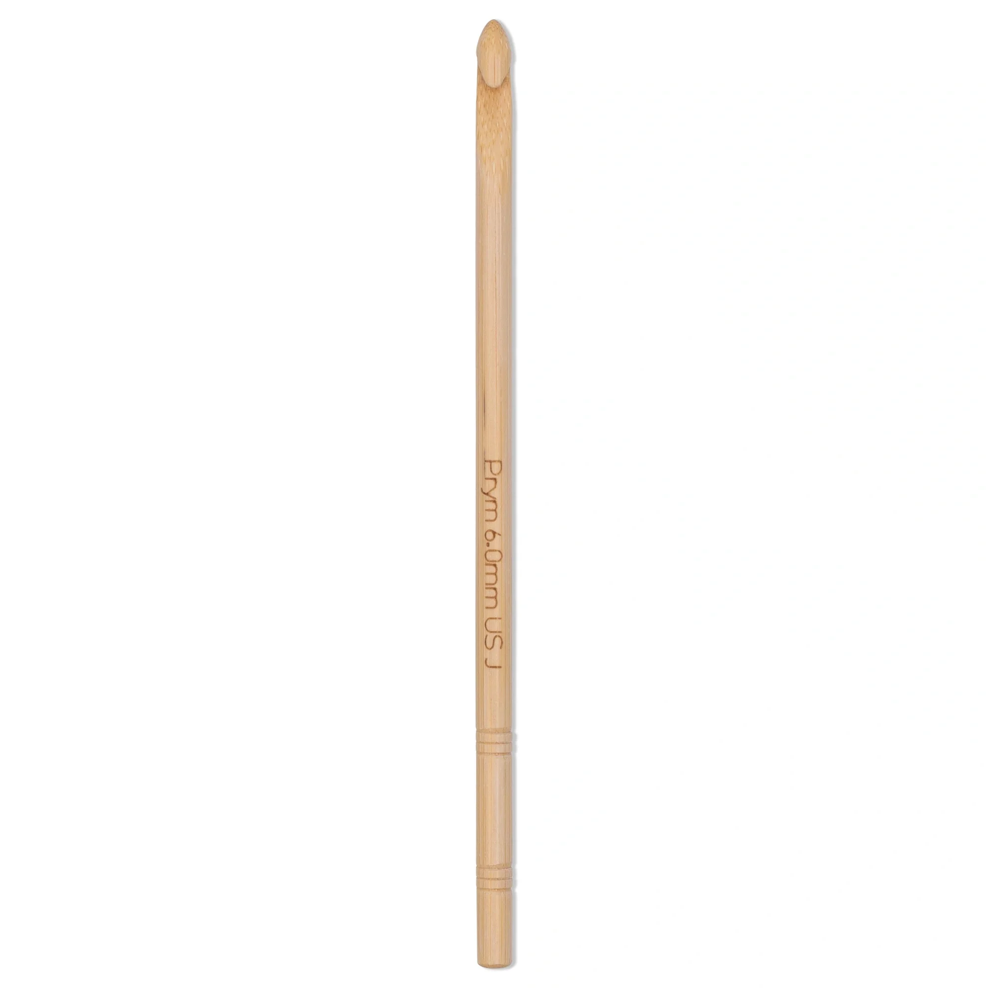 6" Crochet Hook, Bamboo, US J (6mm)