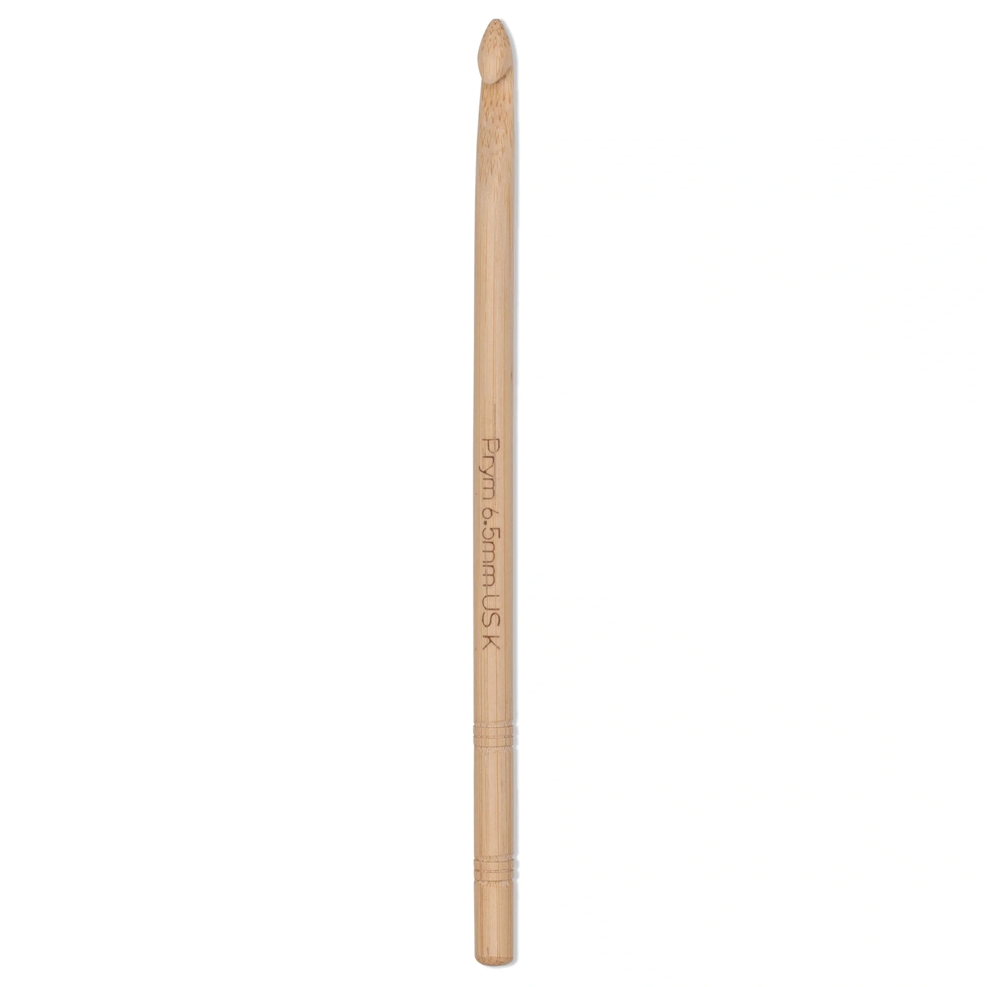 6" Crochet Hook, Bamboo, US K (6.5mm)
