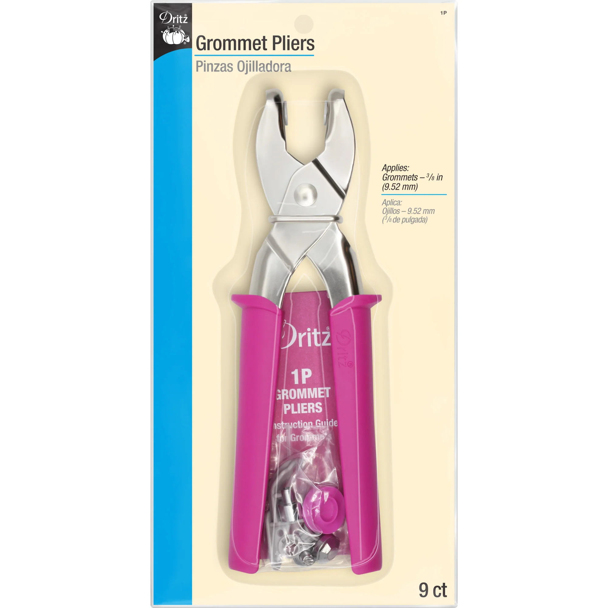 Grommet Pliers for 3/8" Grommets, Pink - Image 2
