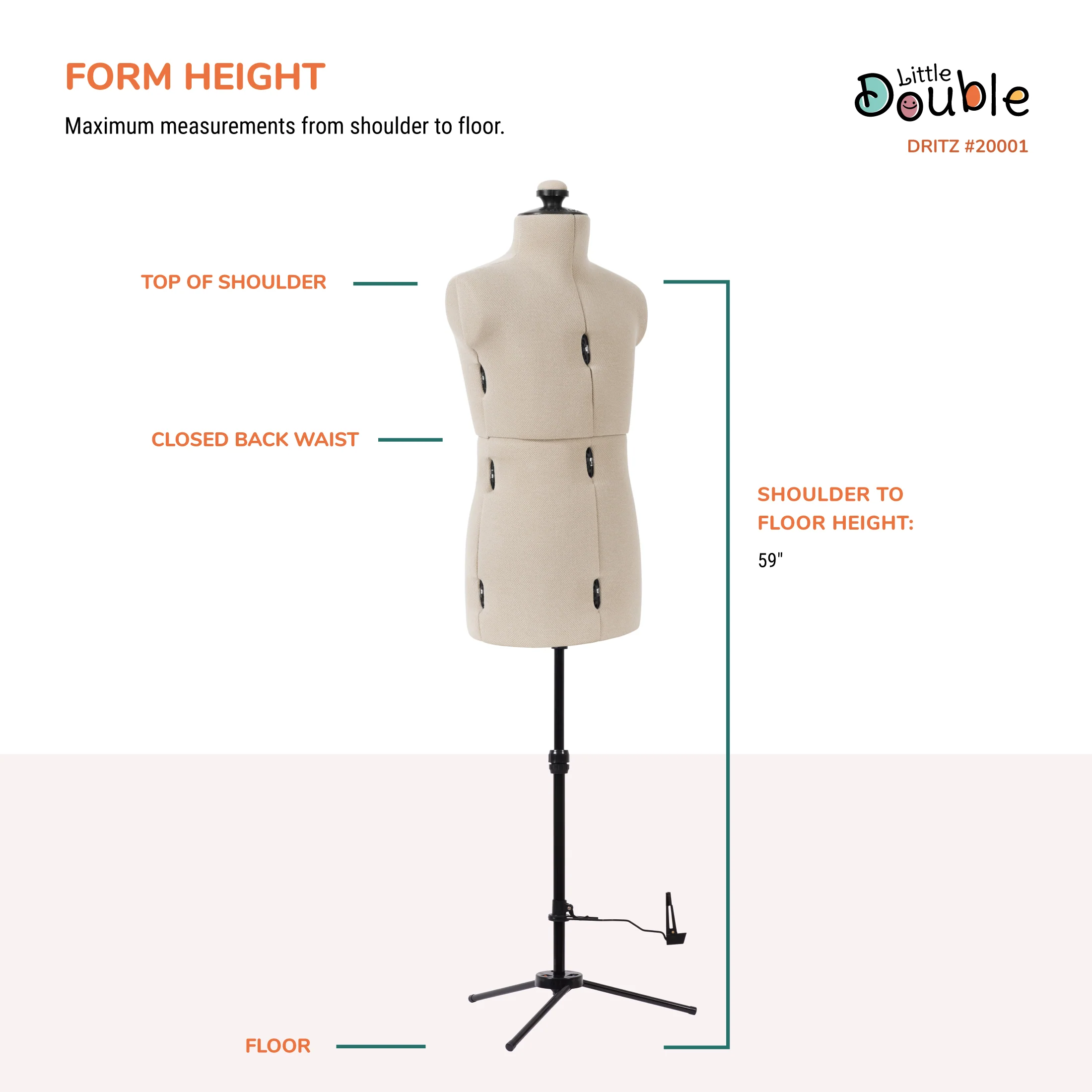 Little Double Adjustable Form, Child - Image 9