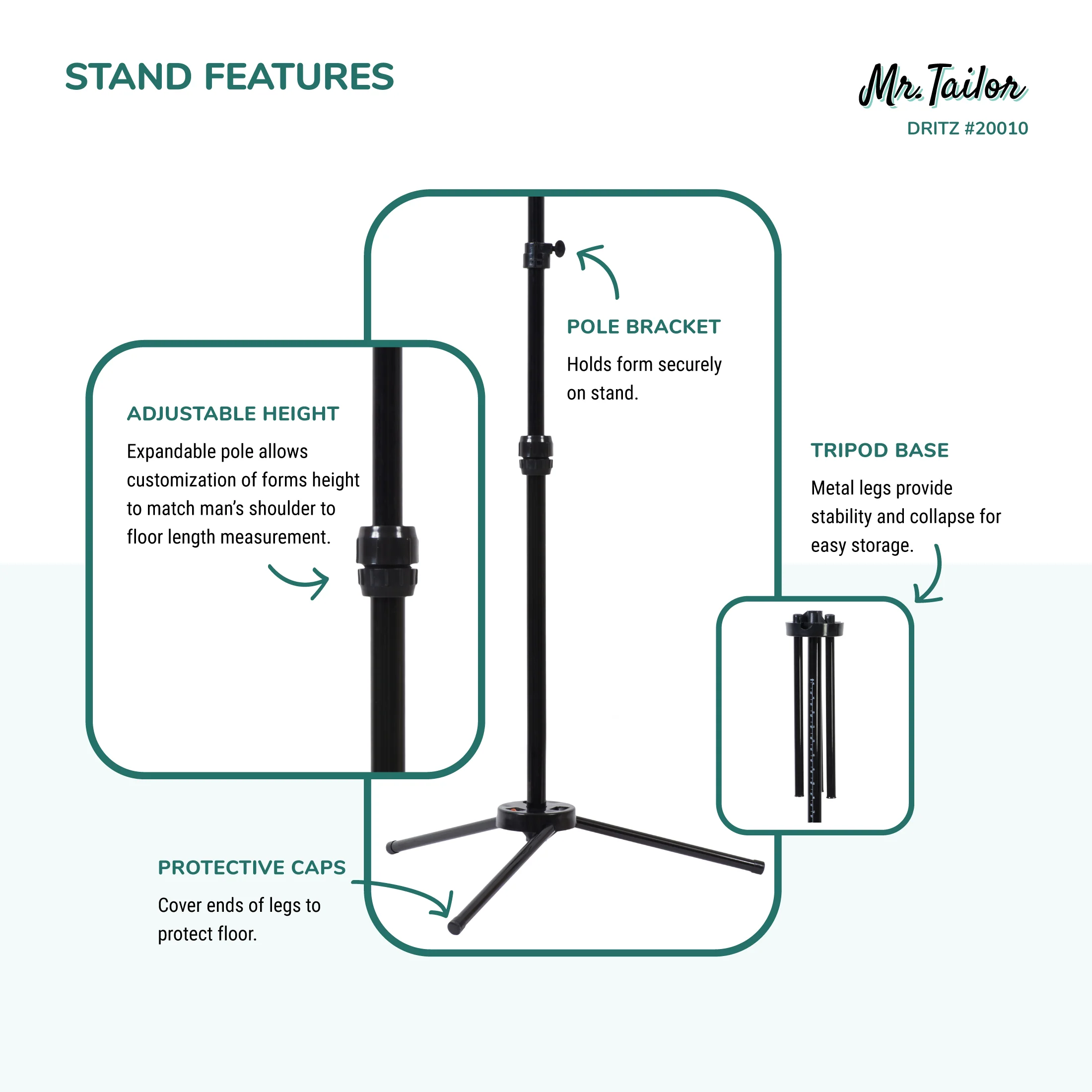 Mr. Tailor Adjustable Male Form - Image 8