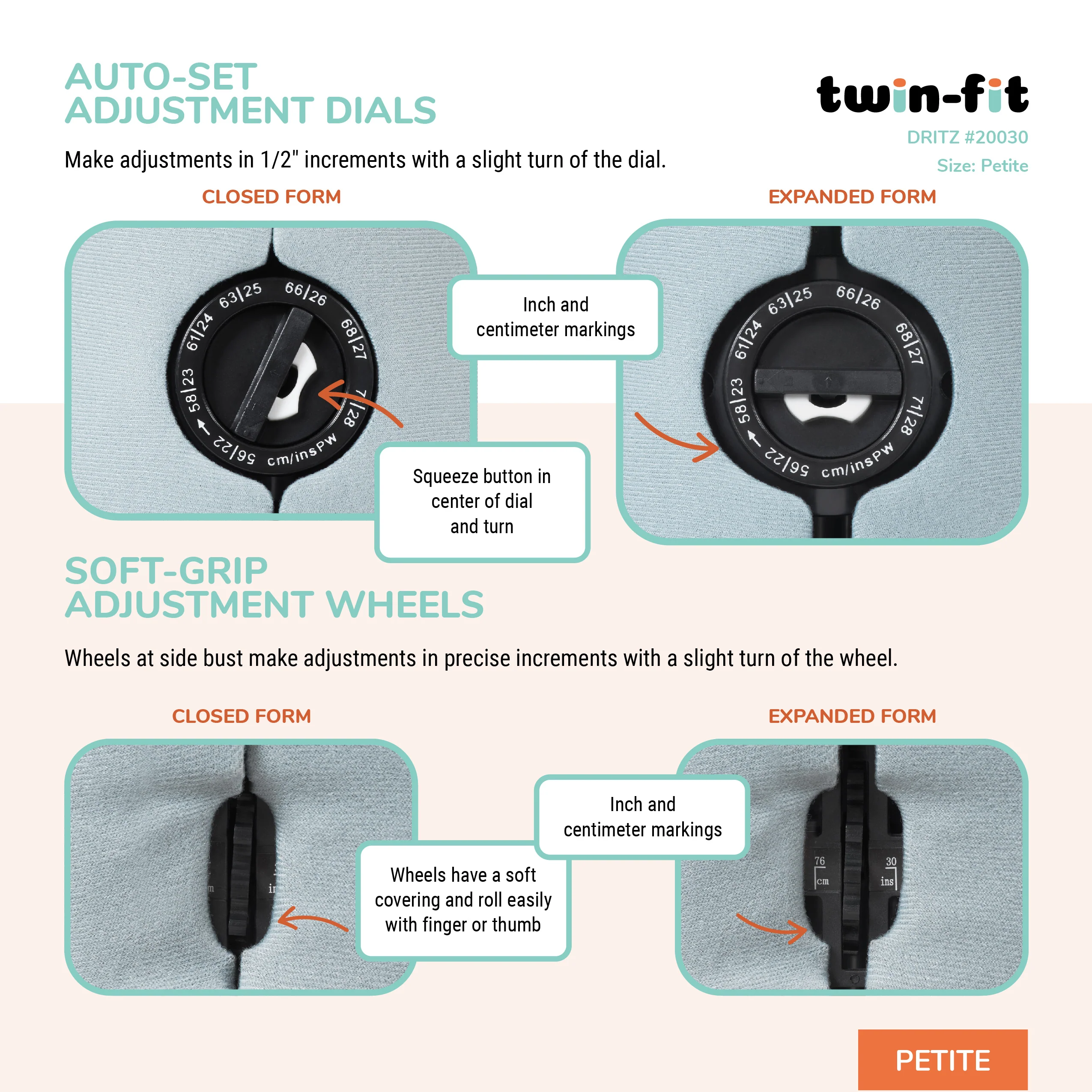 Twin-Fit Adjustable Dress Form, Petite - Image 6