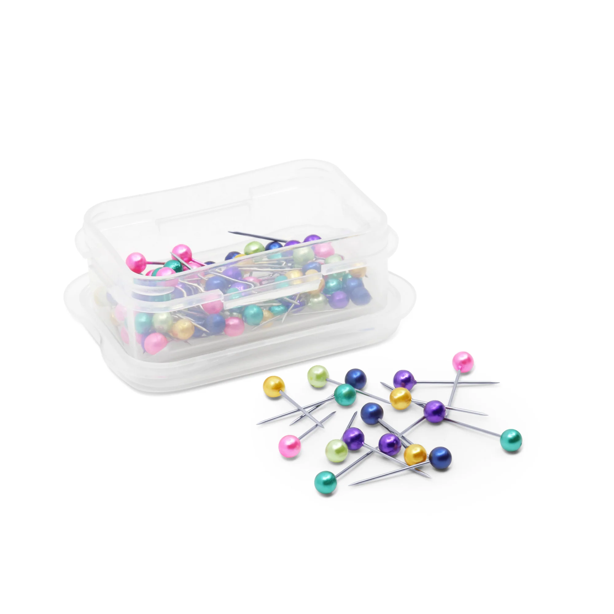 3/4" Petite Pearlized Pins, Assorted, 100 pc - Image 3