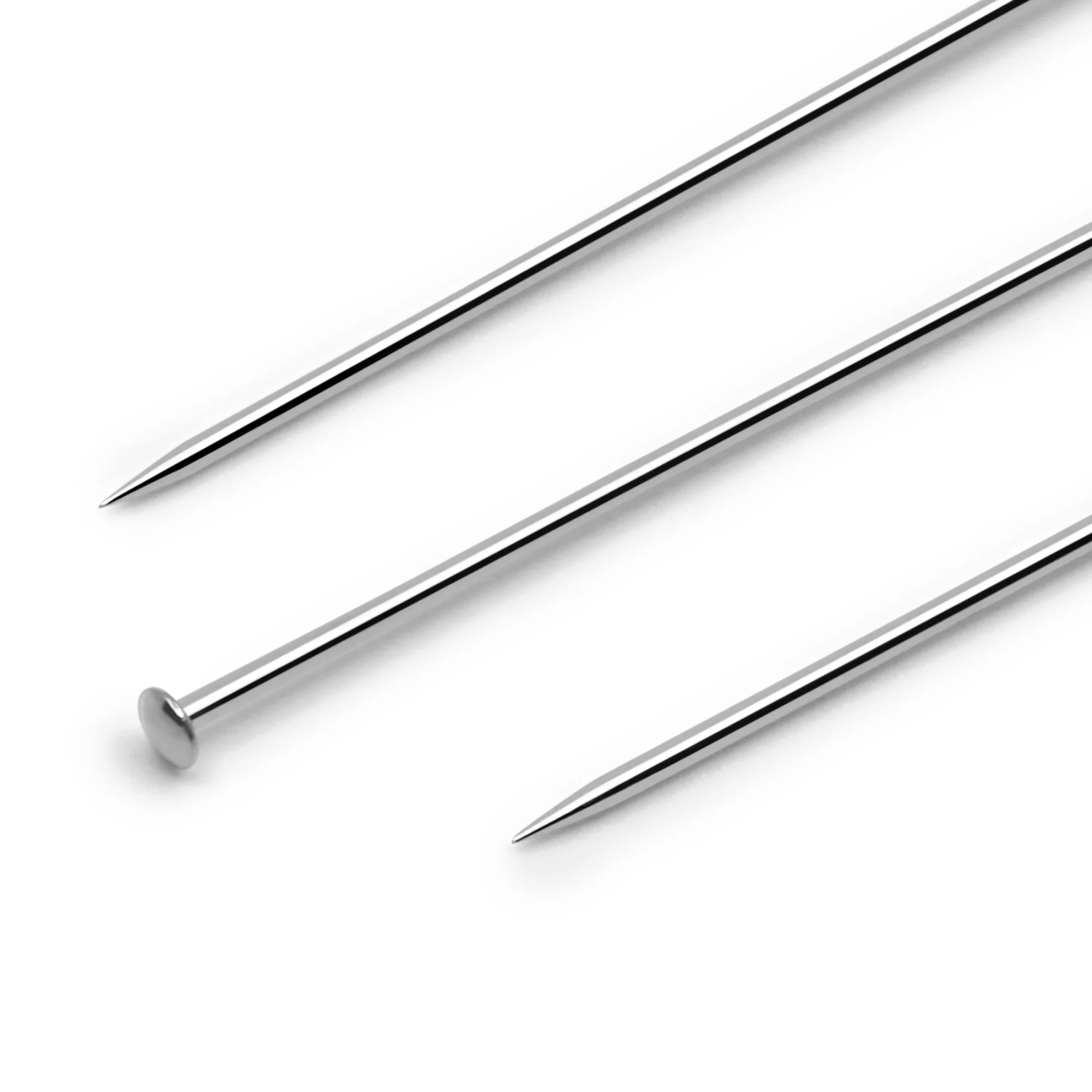 1-1/4" Dressmaker Pins, Nickel, 350 pc - Image 2